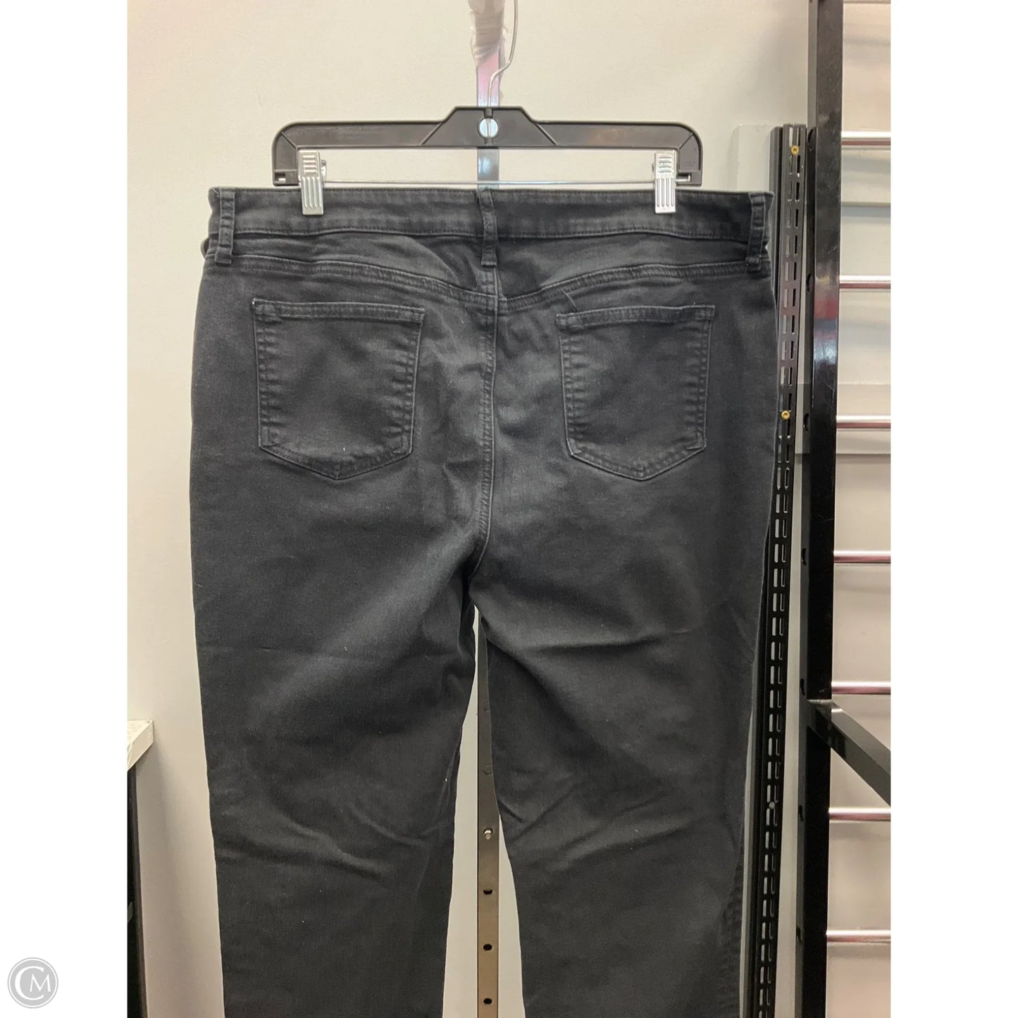 Jeans Cropped By Chicos In Black, Size: 16