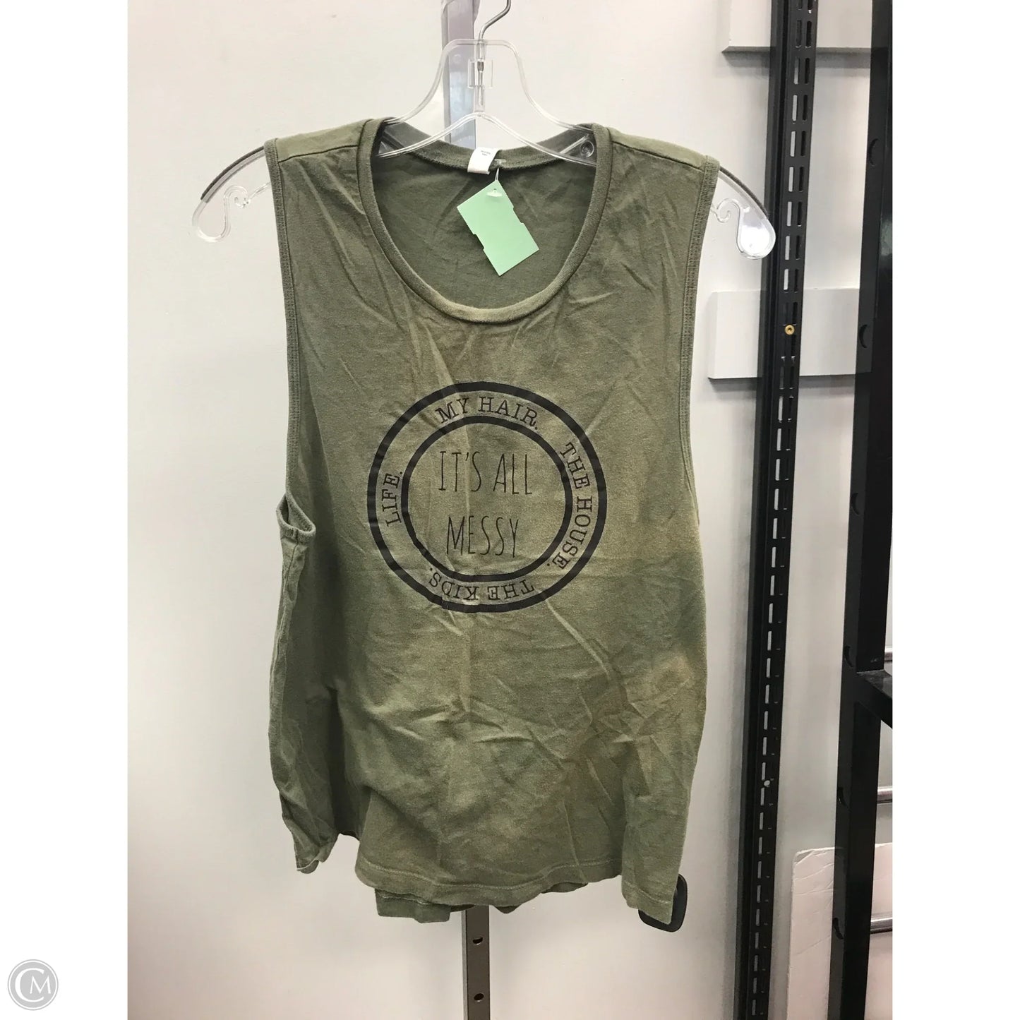 Tank Top By Bella + Canvas In Green, Size: L