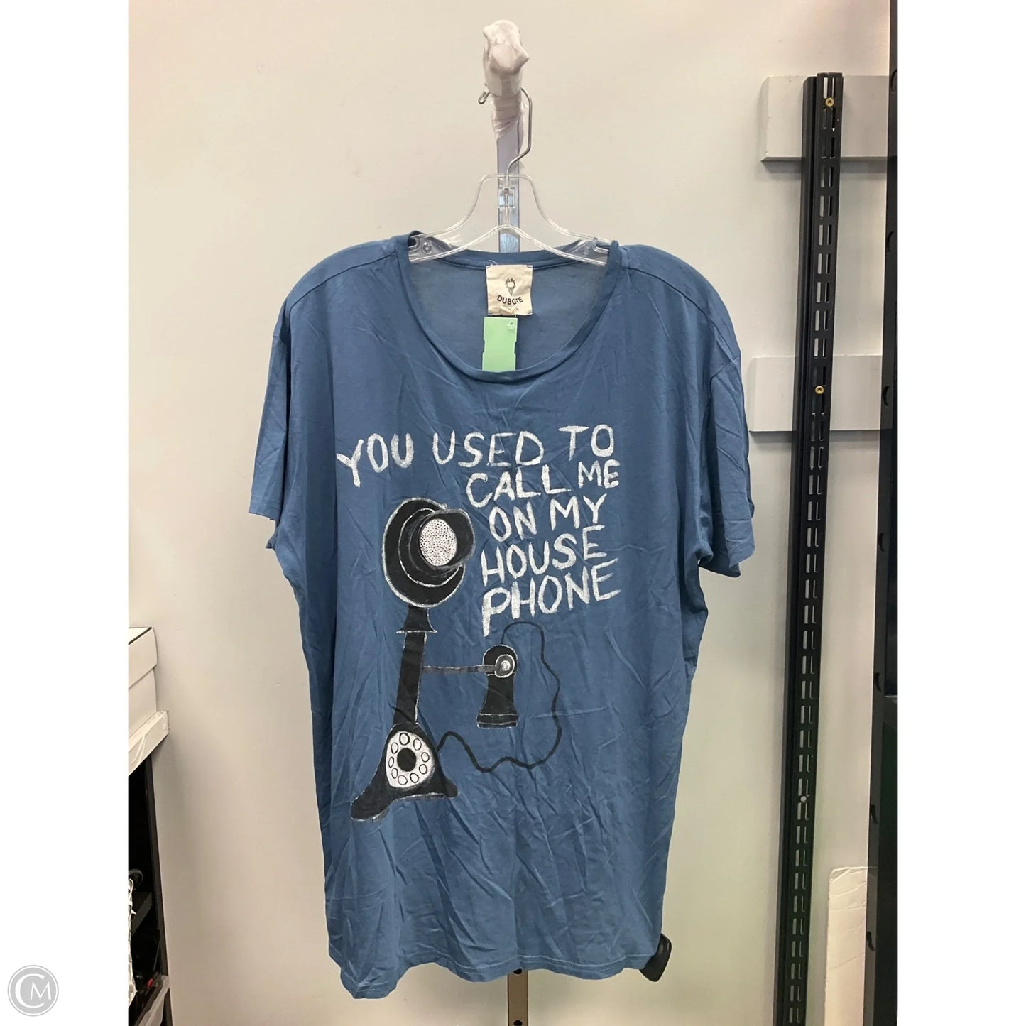 Top Short Sleeve Basic By Clothes Mentor In Blue, Size: Xl