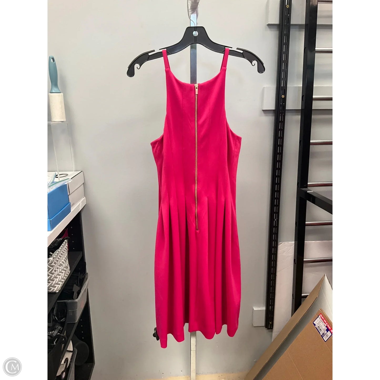 Dress Casual Short By Calvin Klein In Pink, Size: 6