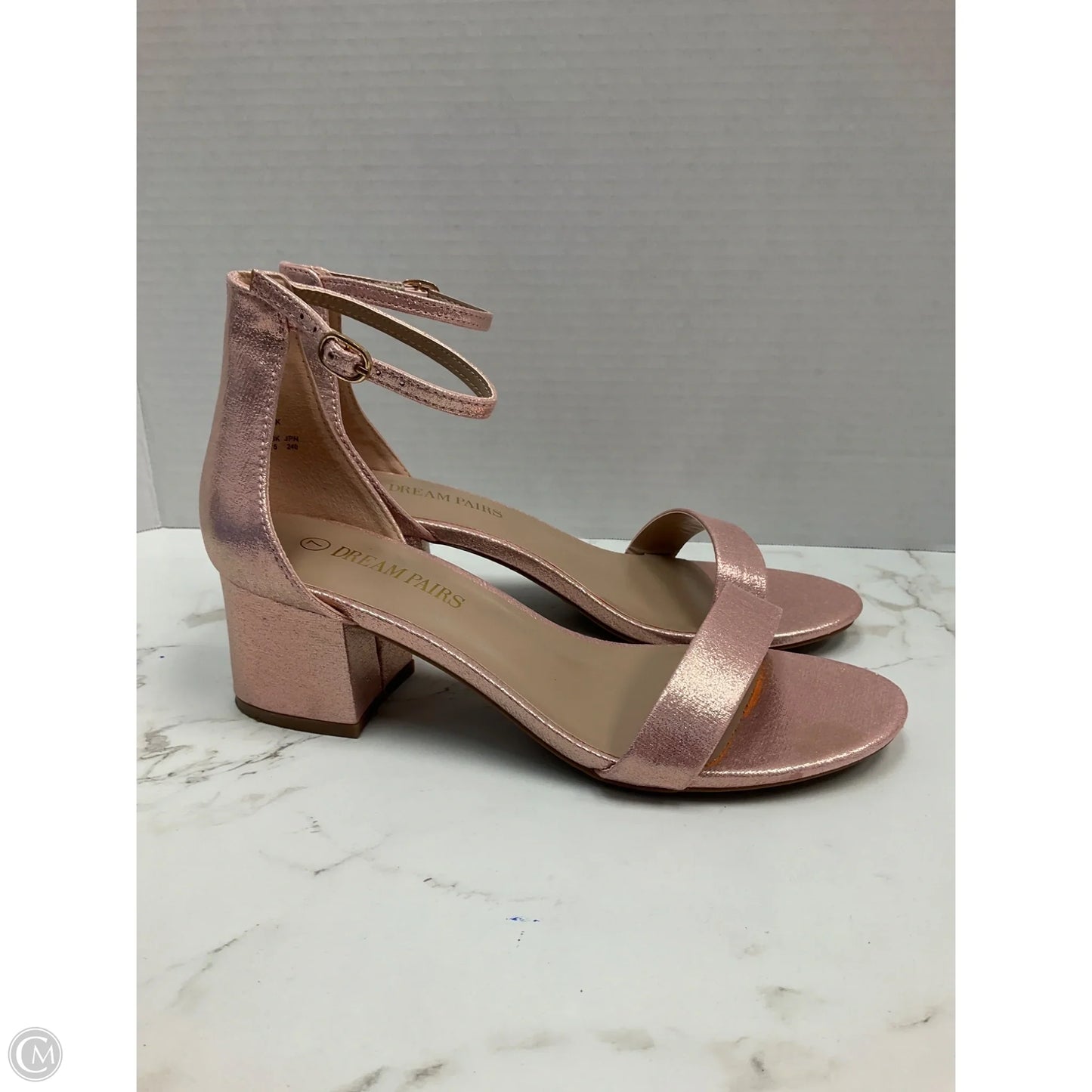 Shoes Heels Block By Dream Pairs In Pink, Size: 7