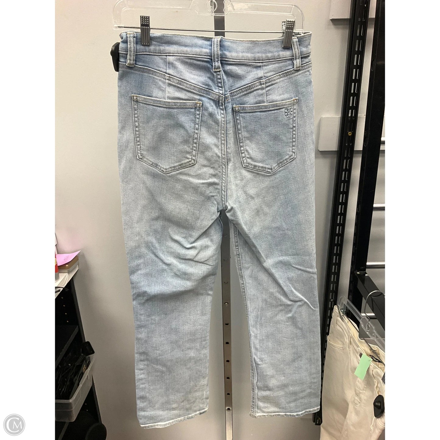 Jeans Designer By Tory Burch In Blue Denim, Size: 6