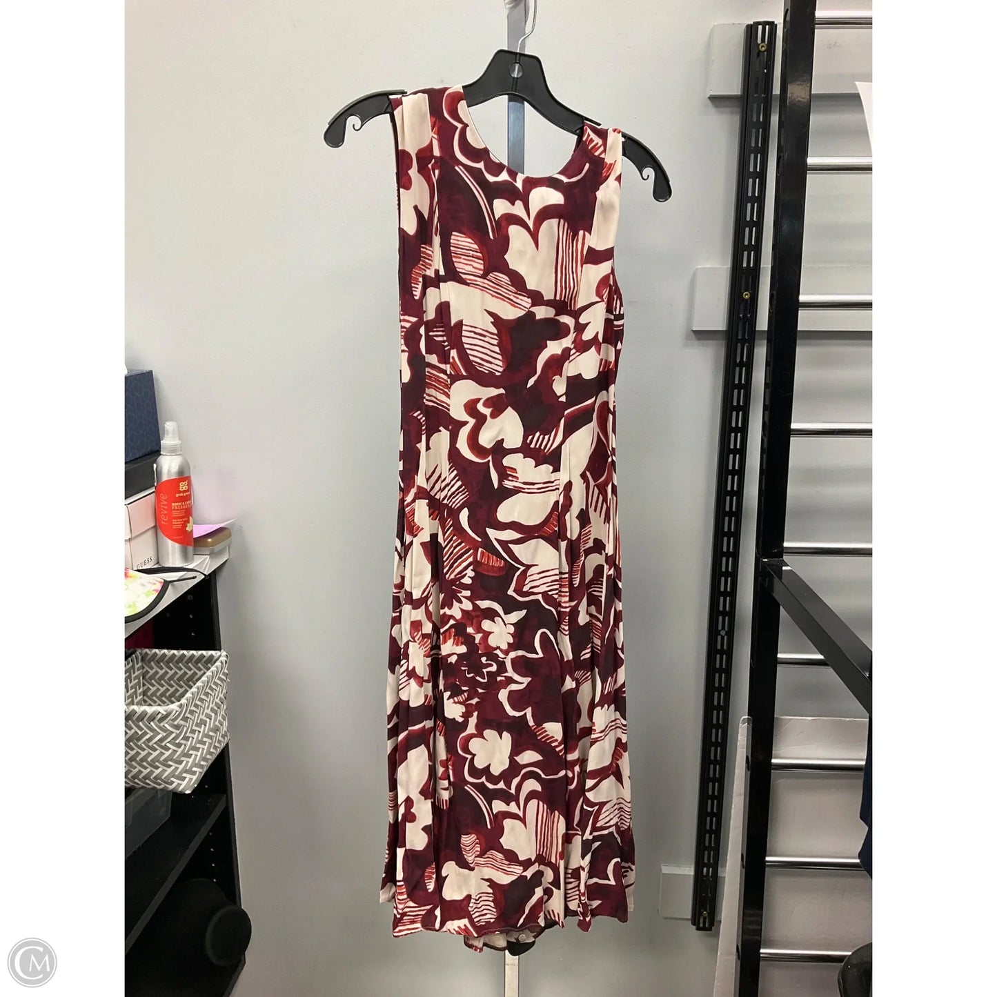 Dress Casual Midi By Ann Taylor In Floral Print, Size: 4