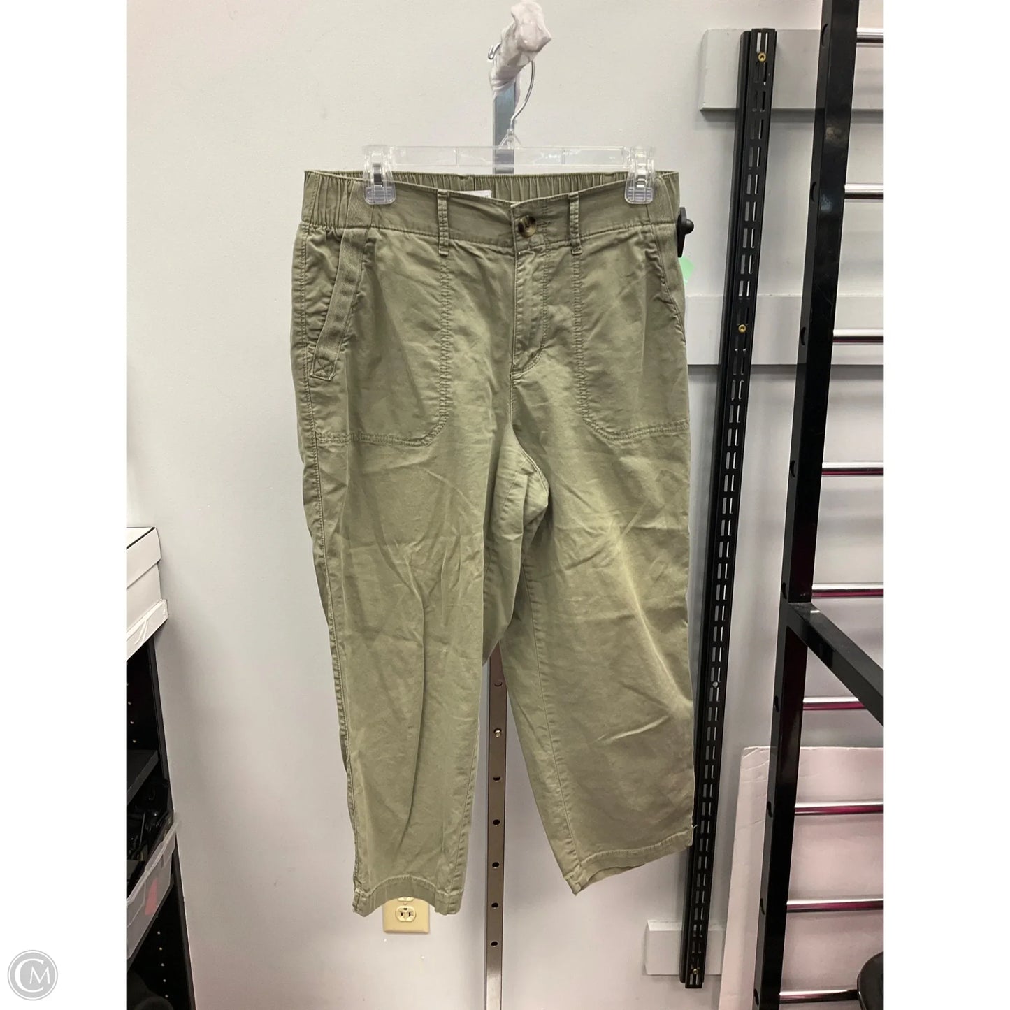 Pants Cropped By Sonoma In Green, Size: M