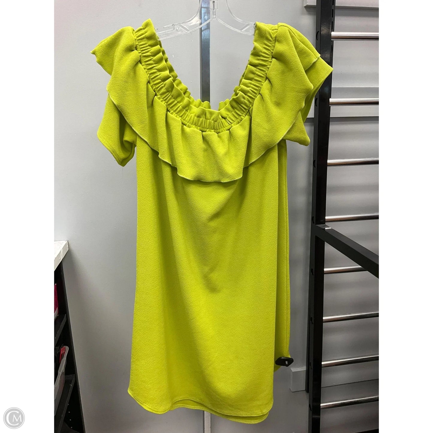 Dress Casual Short By Ashley Stewart In Chartreuse, Size: 14