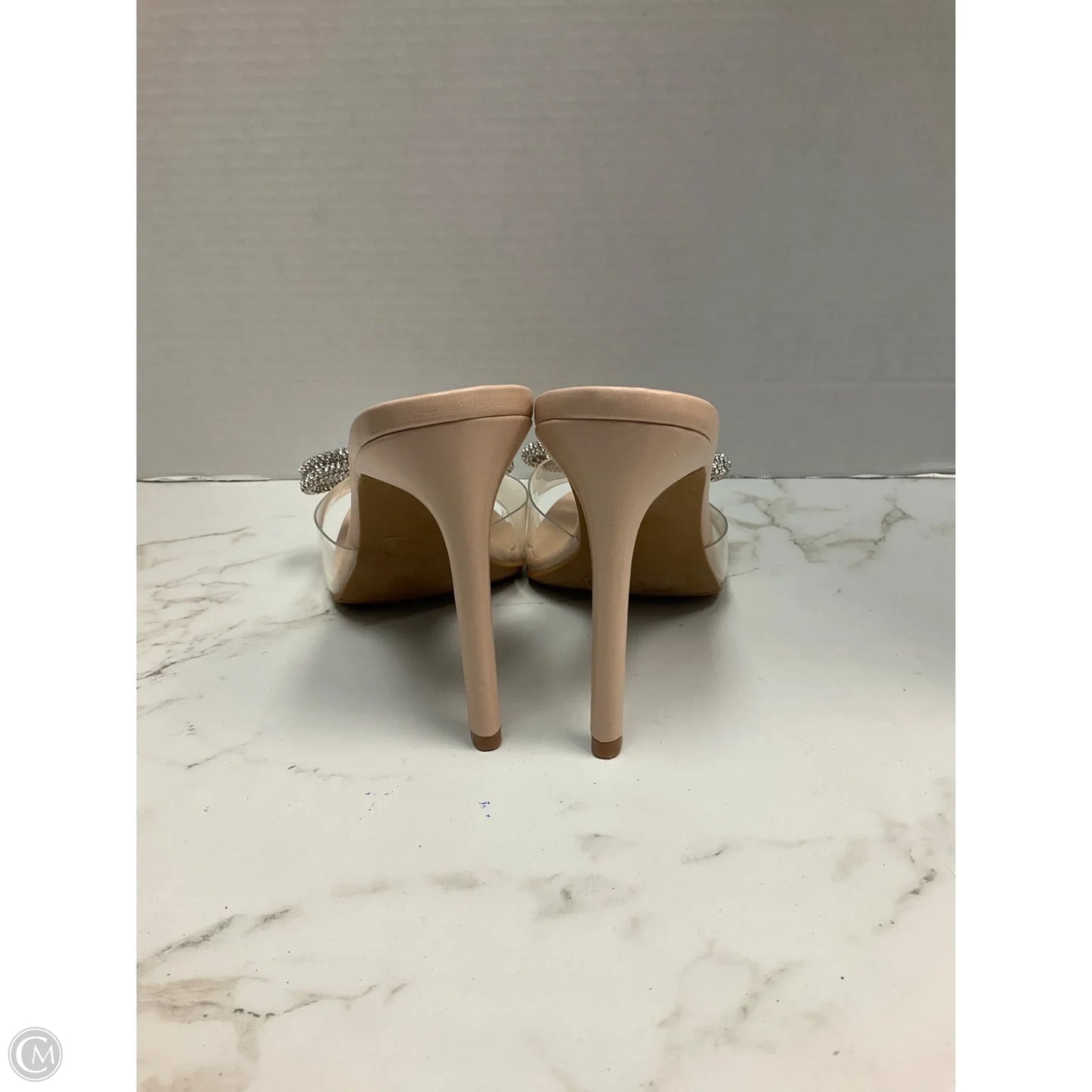 Sandals Heels Stiletto By Dream Pairs In Clear, Size: 6.5