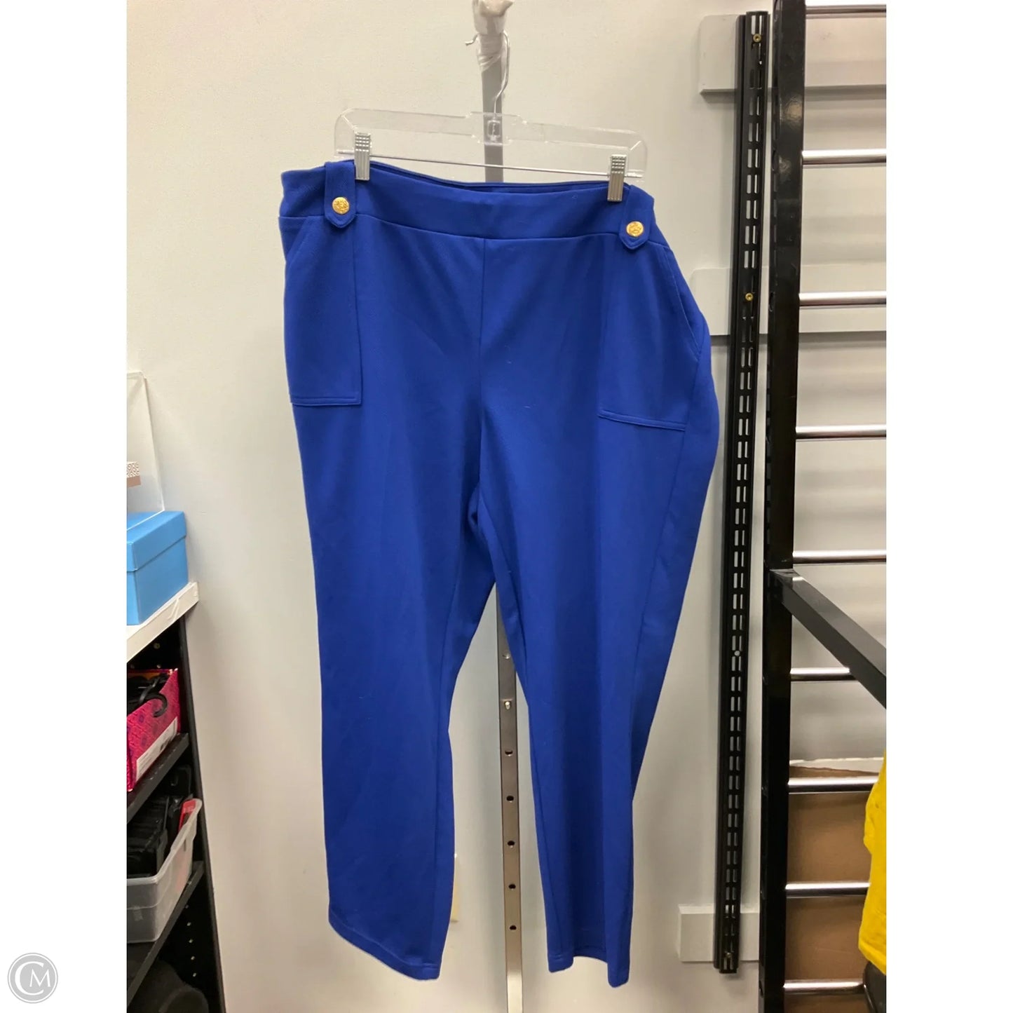 Pants Cropped By Soho Apparel In Blue, Size: 3x