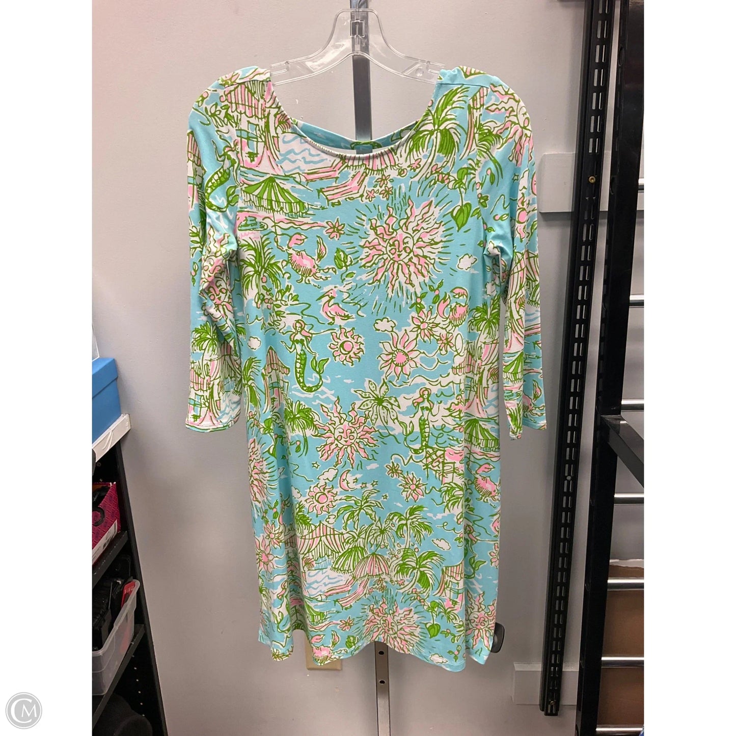 Dress Designer By Lilly Pulitzer In Tropical Print, Size: S