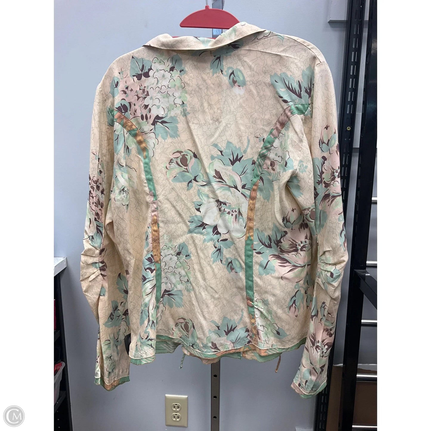 Top Long Sleeve By Cmc In Floral Print, Size: Xl