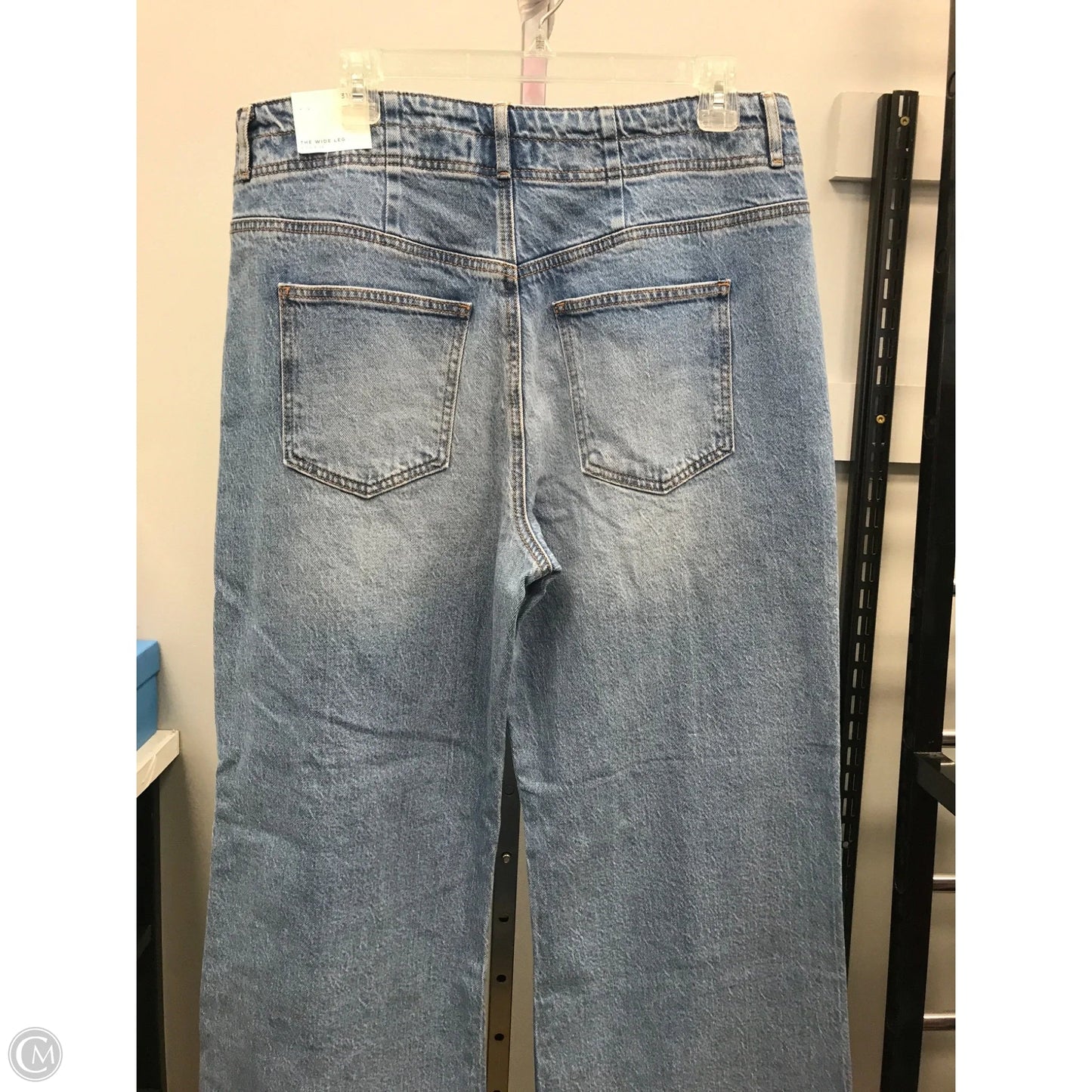 Jeans Wide Leg By Loft In Blue Denim, Size: 12