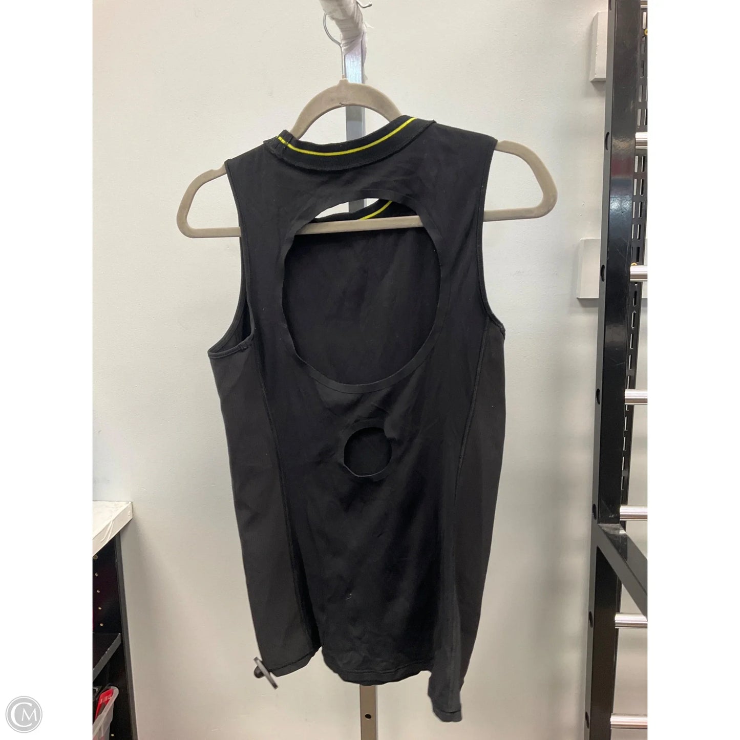 Athletic Tank Top By Lululemon In Black, Size: L