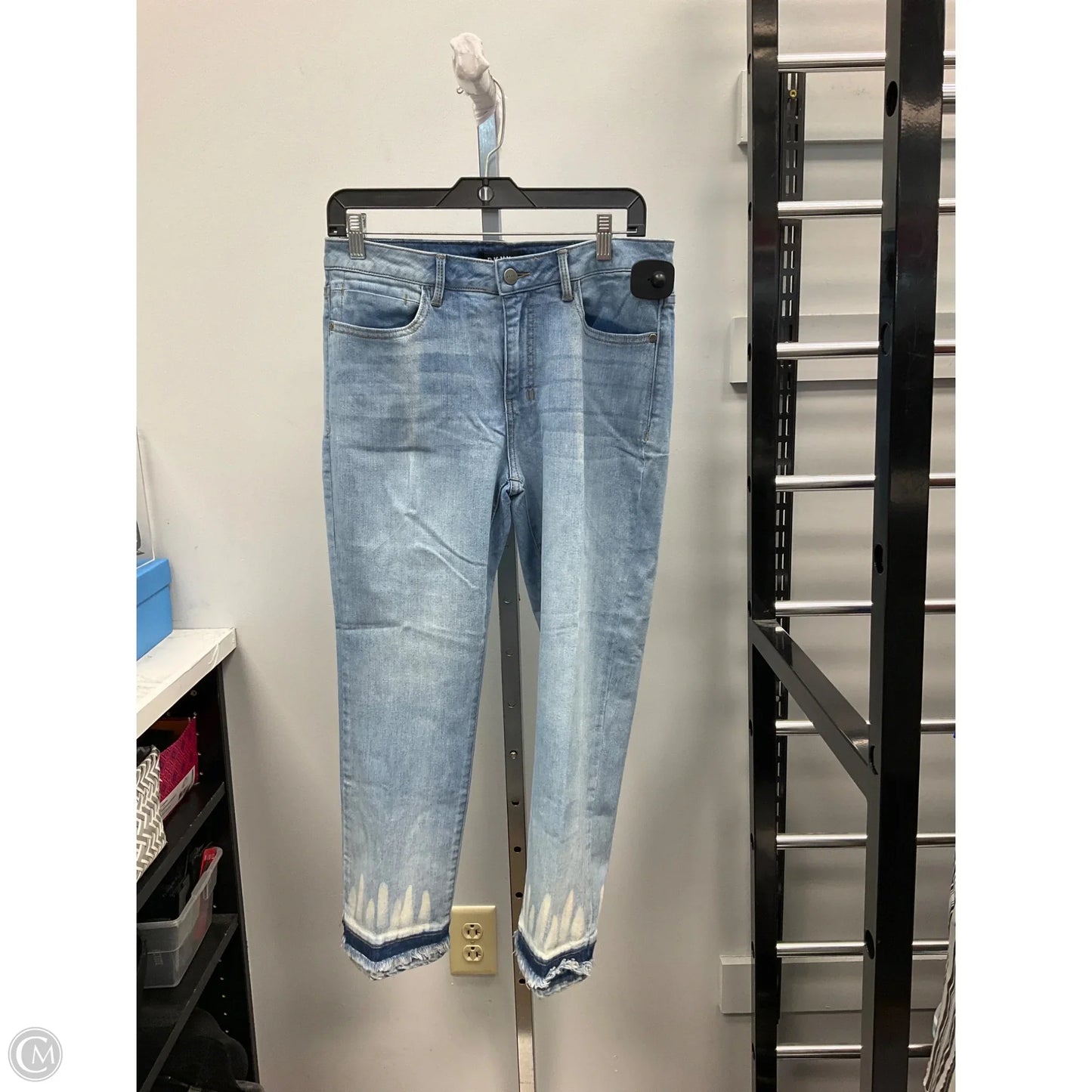 Jeans Cropped By Dkny In Blue Denim, Size: 6