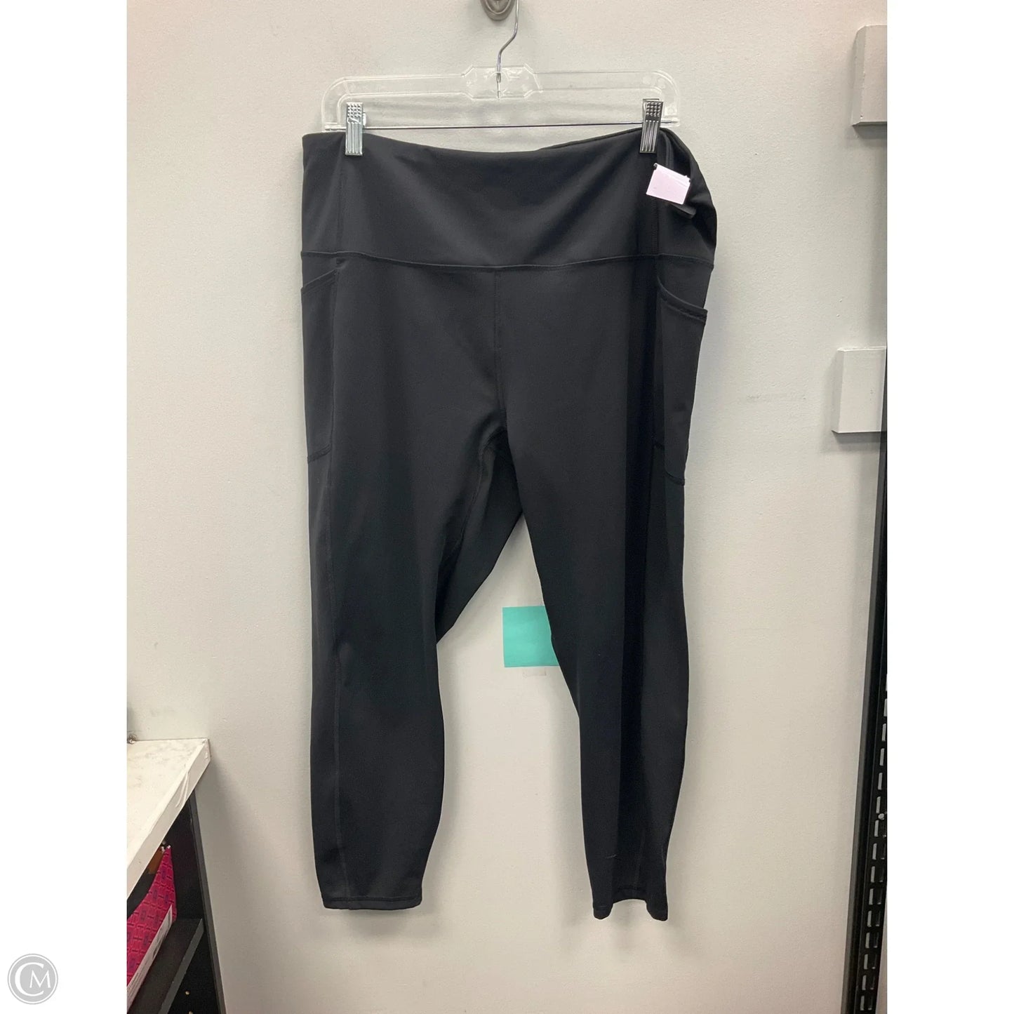 Athletic Capris By Rbx In Black, Size: 2x