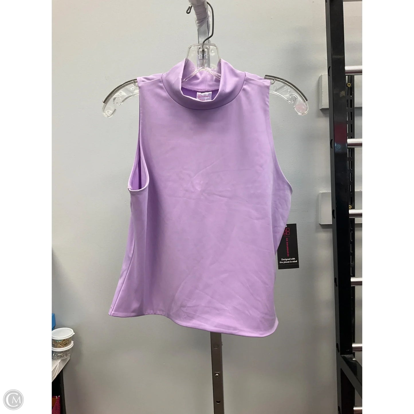 Top Sleeveless By No Boundaries In Purple, Size: Xl