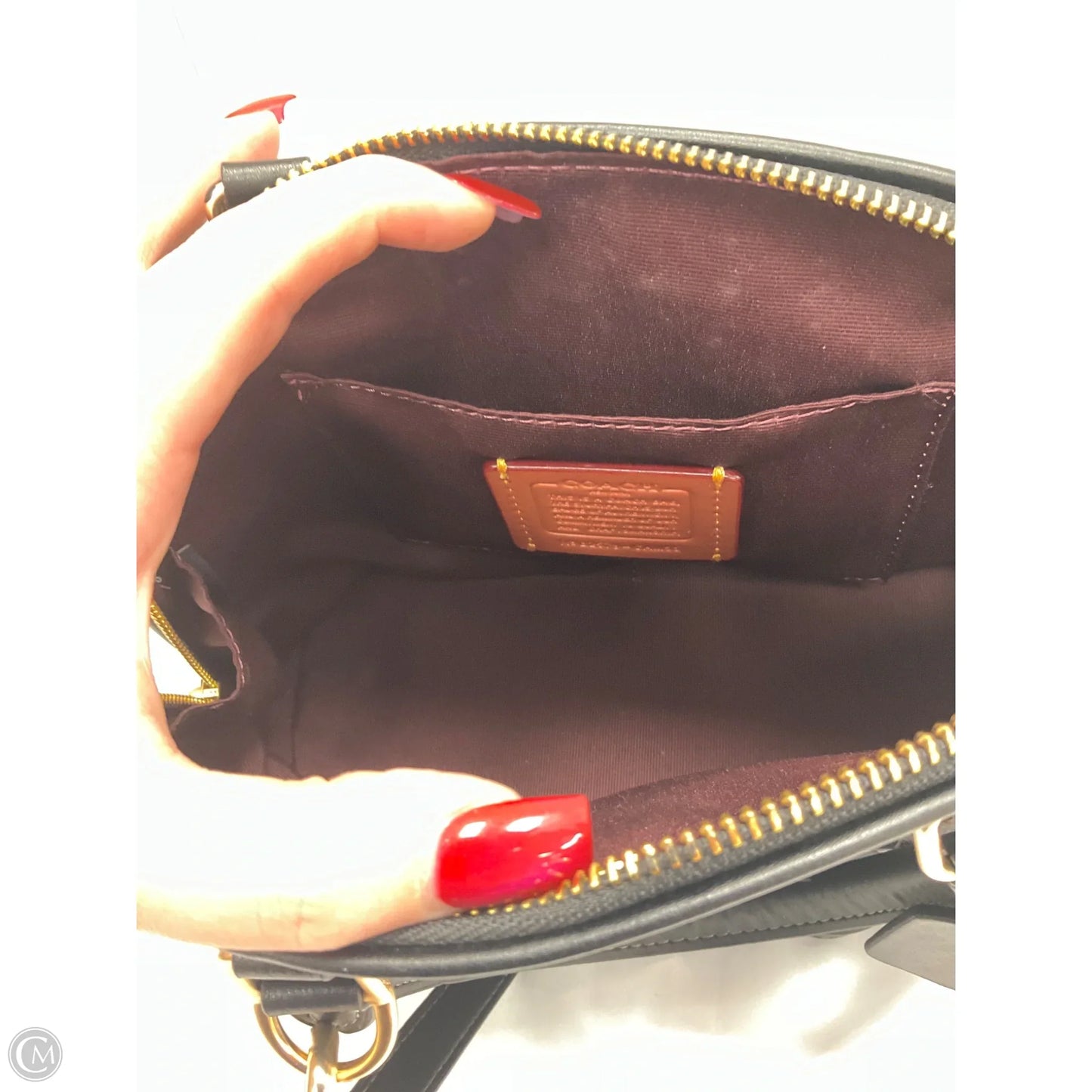 Handbag Designer By Coach, Size: Medium