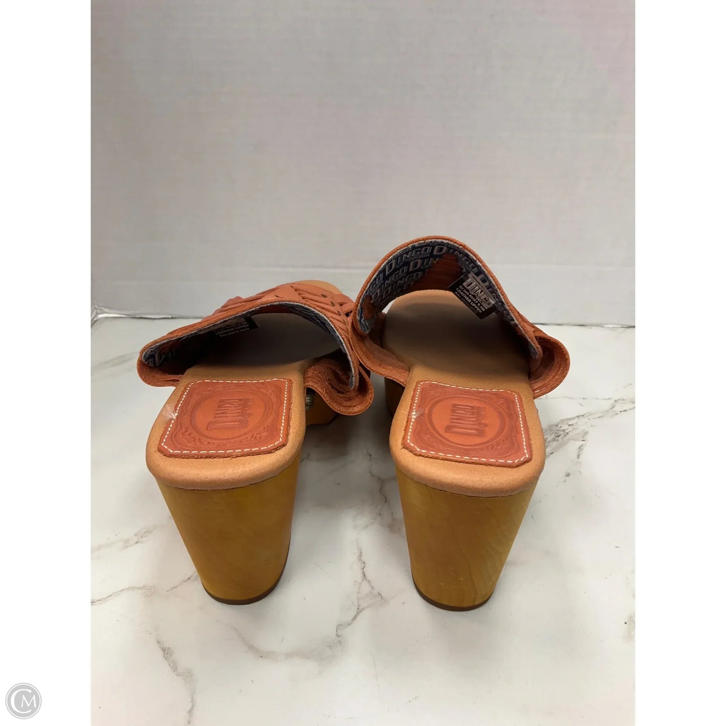 Shoes Heels Platform By Dingo In Peach, Size: 9.5