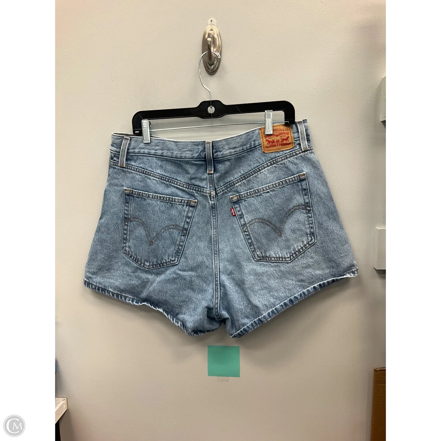 Shorts By Levis In Blue Denim, Size: 16