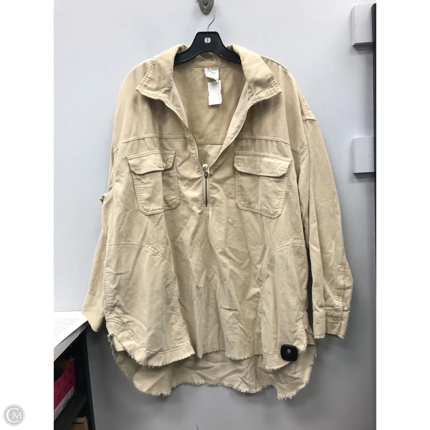Top Long Sleeve By Offline In Beige, Size: Xl