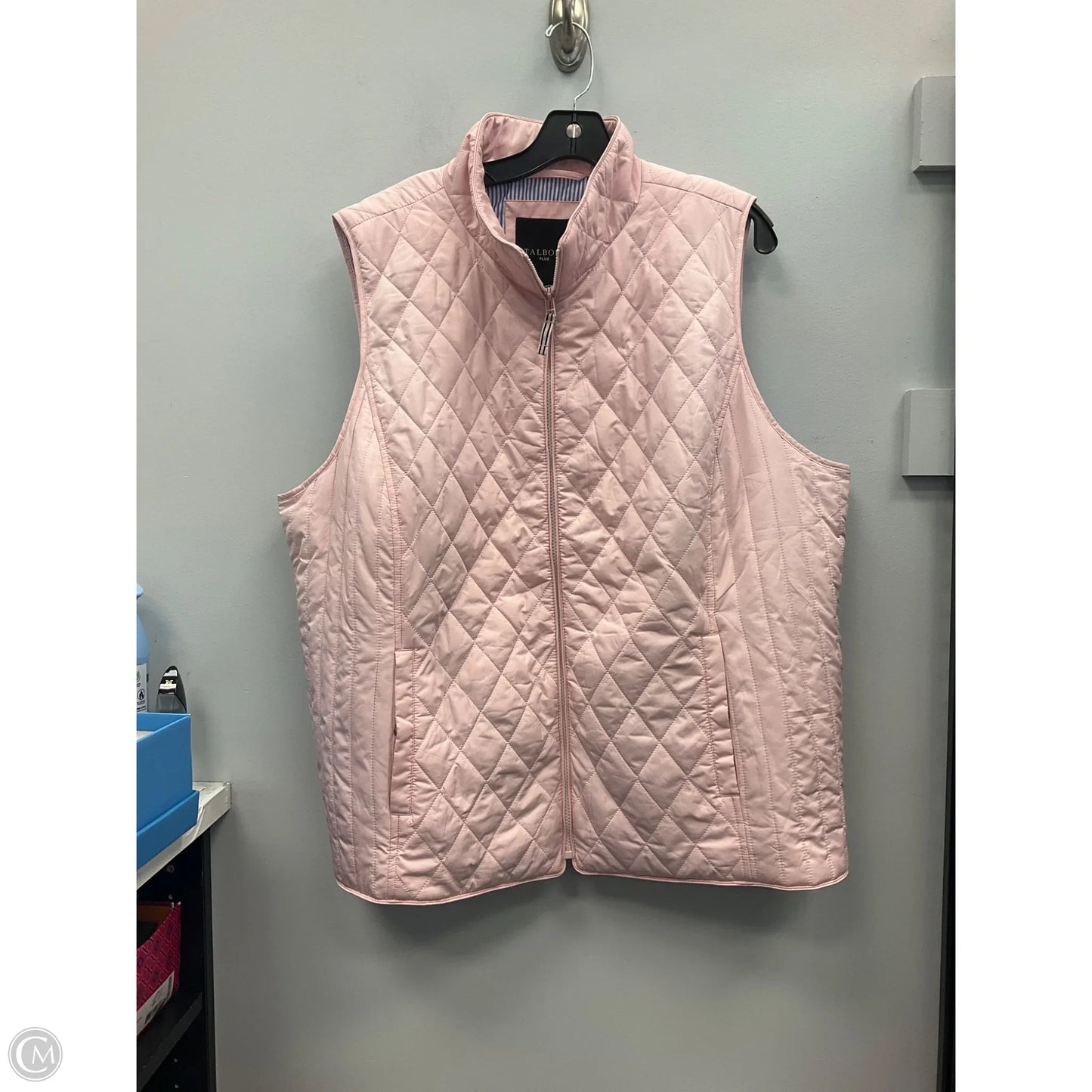 Vest Puffer & Quilted By Talbots In Pink, Size: 3x