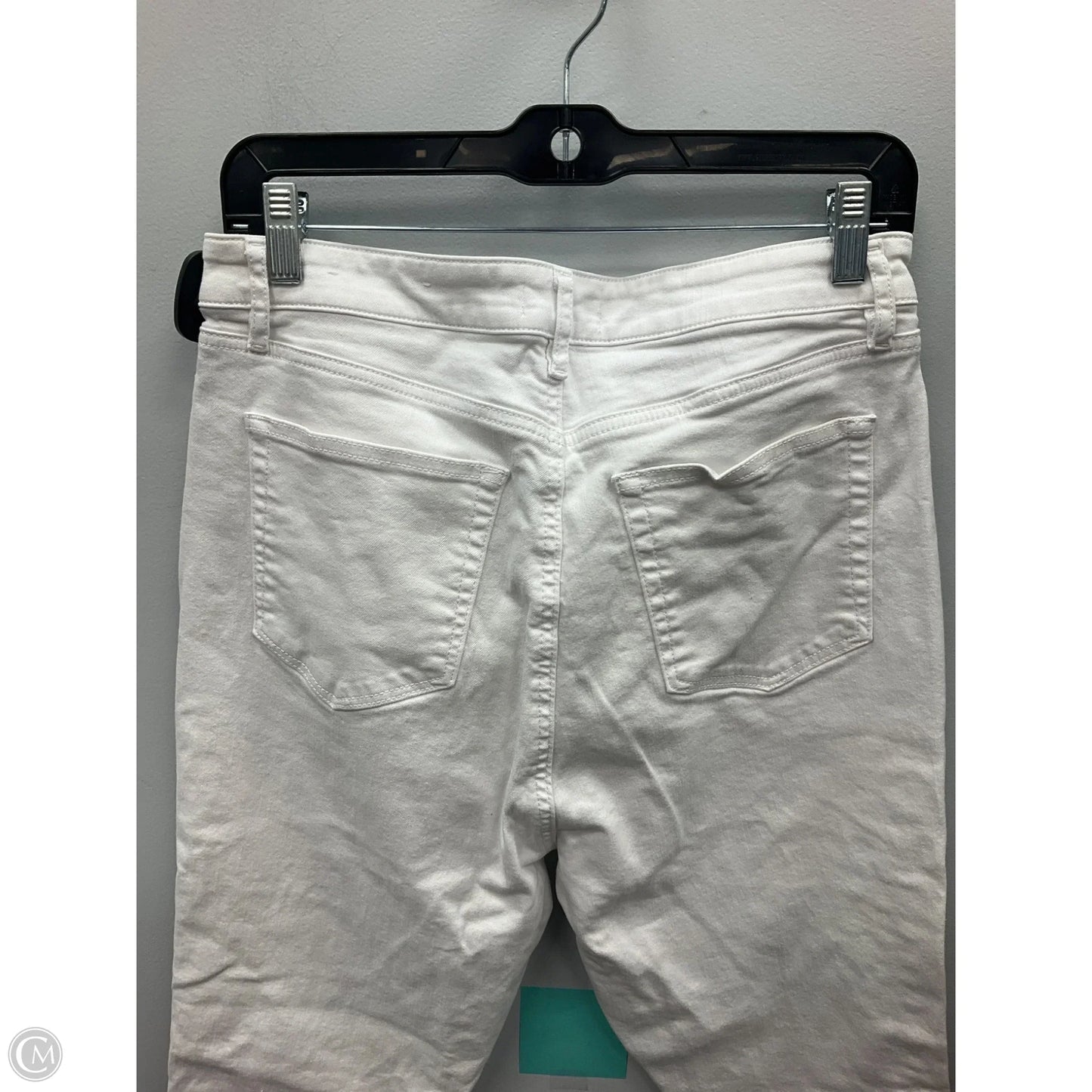 Jeans Cropped By Loft In White, Size: 10