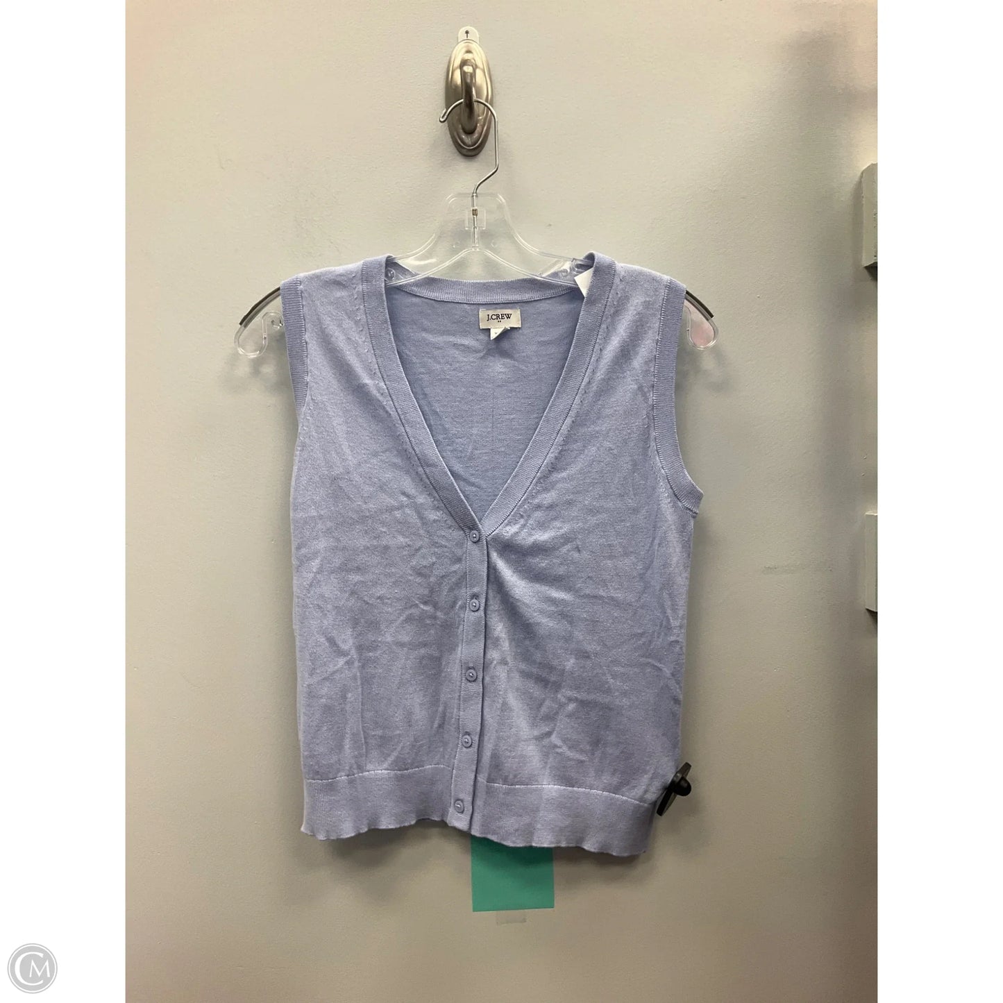 Vest Sweater By J. Crew In Blue, Size: Xxs
