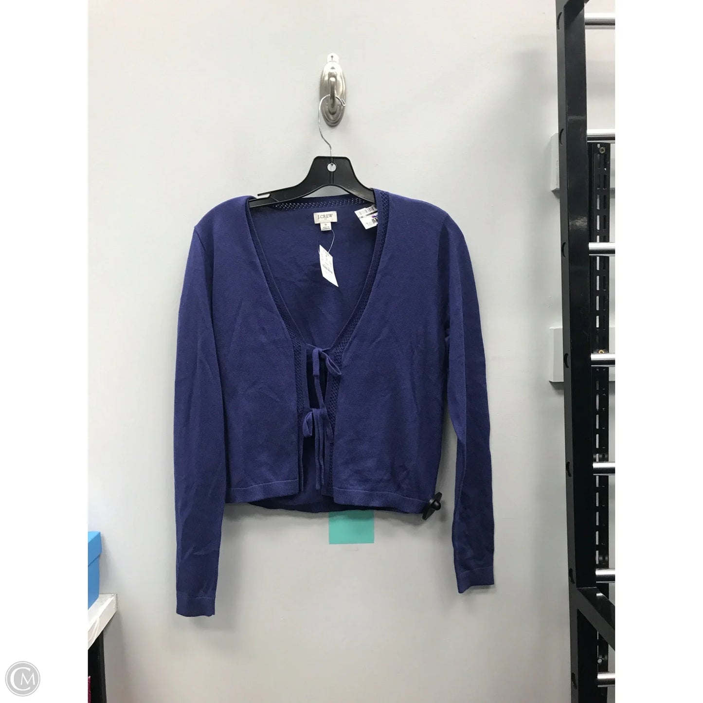 Sweater Cardigan By J. Crew In Blue, Size: S