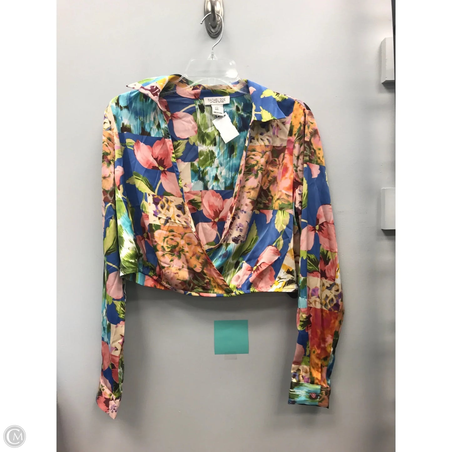 Top Long Sleeve By Rachel Zoe In Floral Print, Size: M