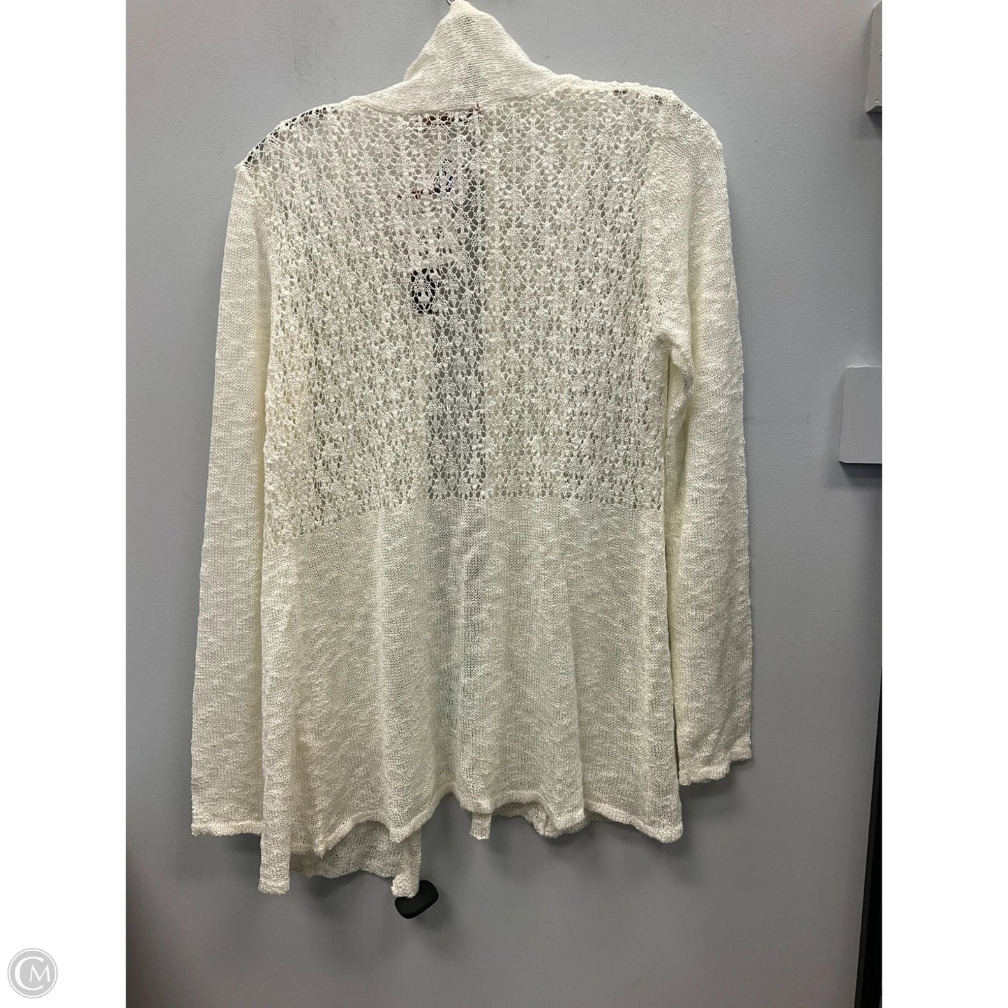 Sweater Cardigan By Belldini In Cream, Size: M