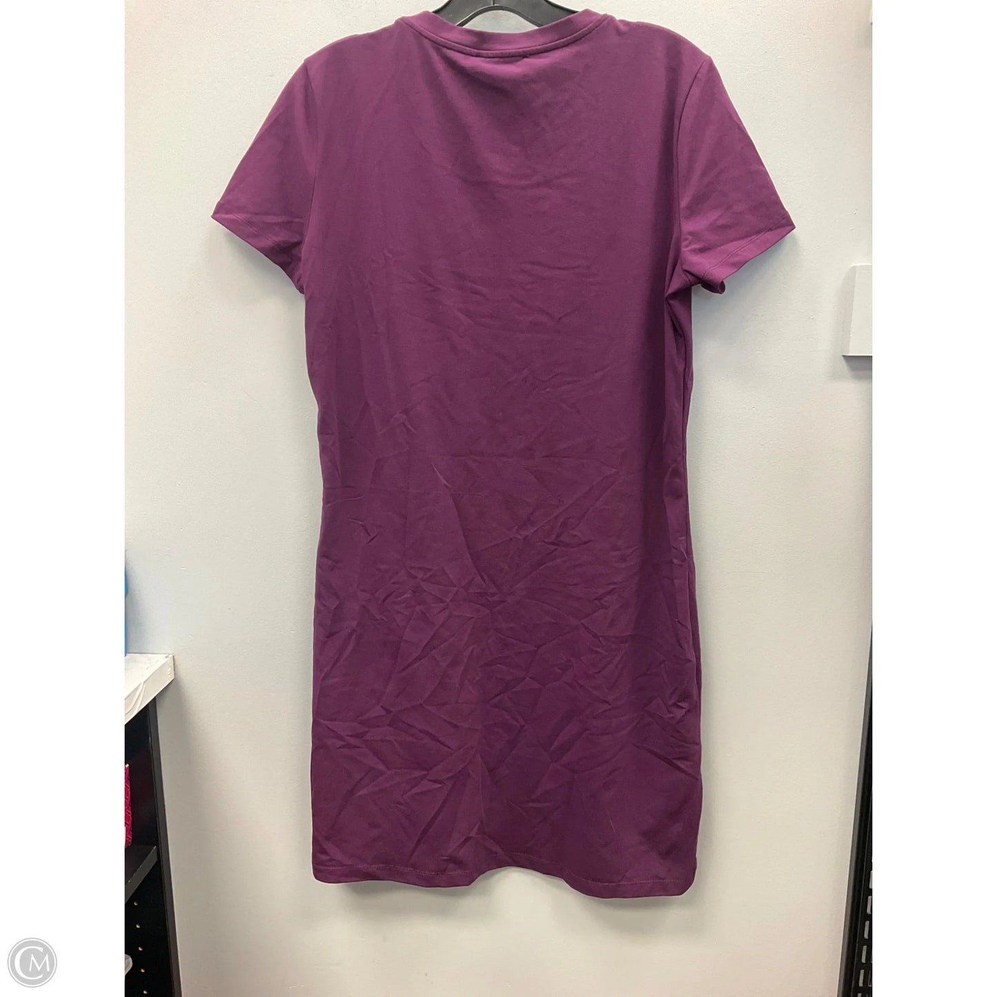 Dress Casual Short By Calvin Klein In Purple, Size: M