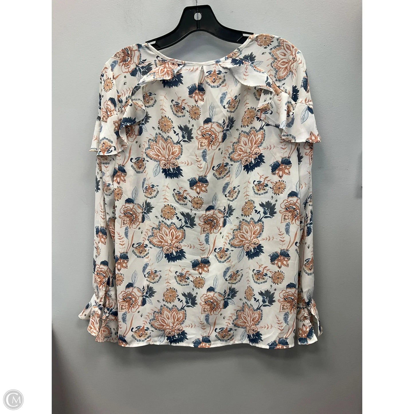 Top Long Sleeve By Dalia In Floral Print, Size: S
