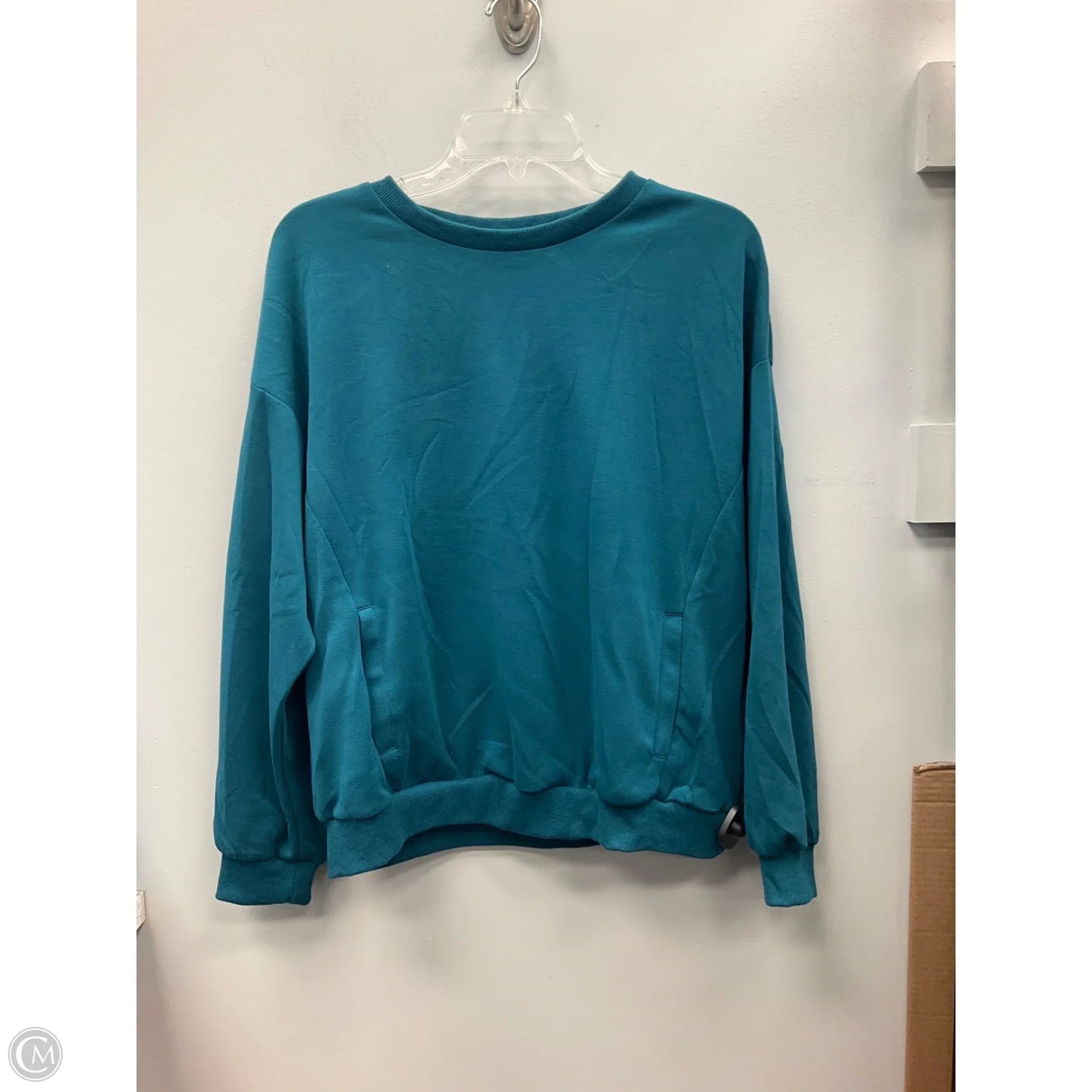 Top Long Sleeve By Clothes Mentor In Teal, Size: S