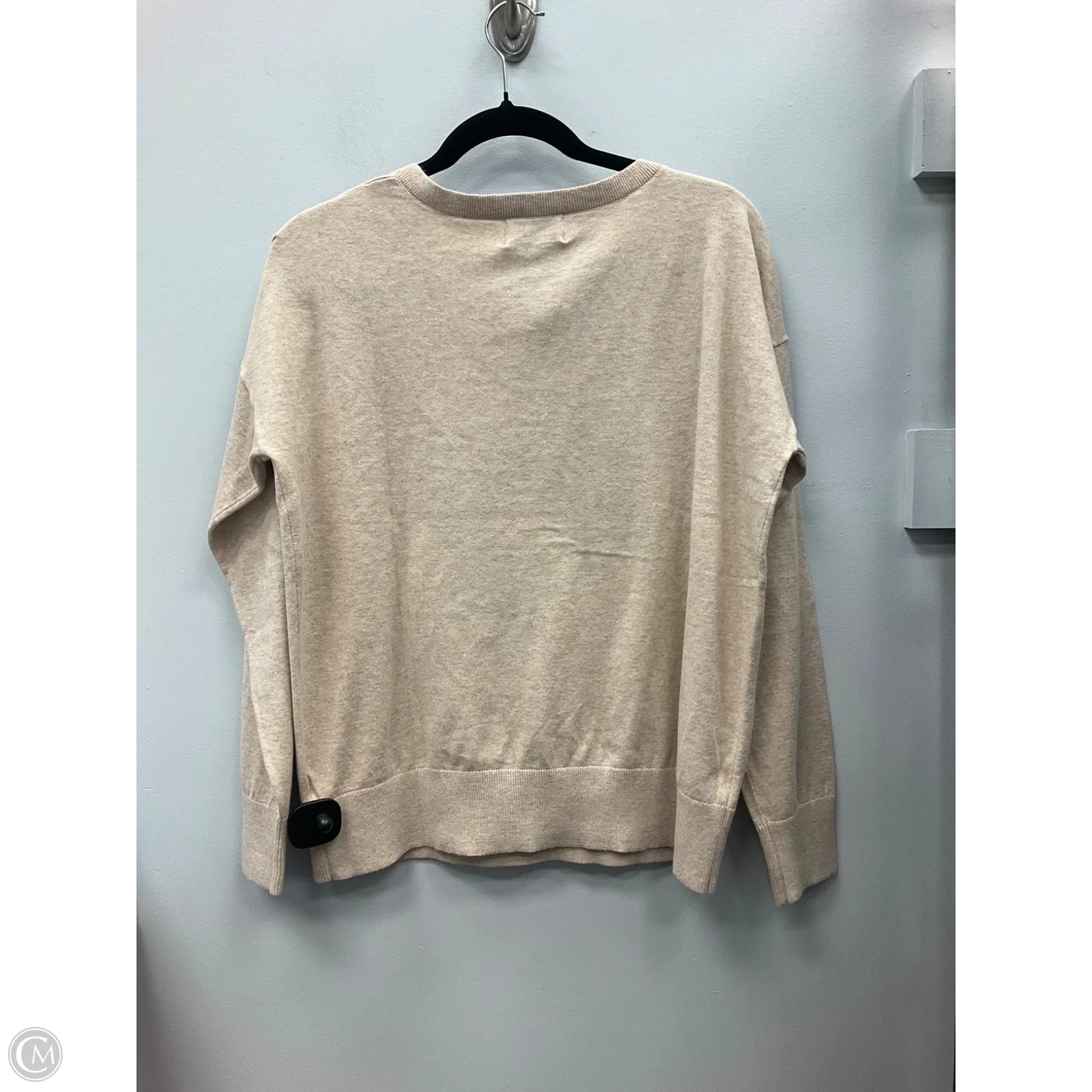 Top Long Sleeve By Old Navy In Beige, Size: S