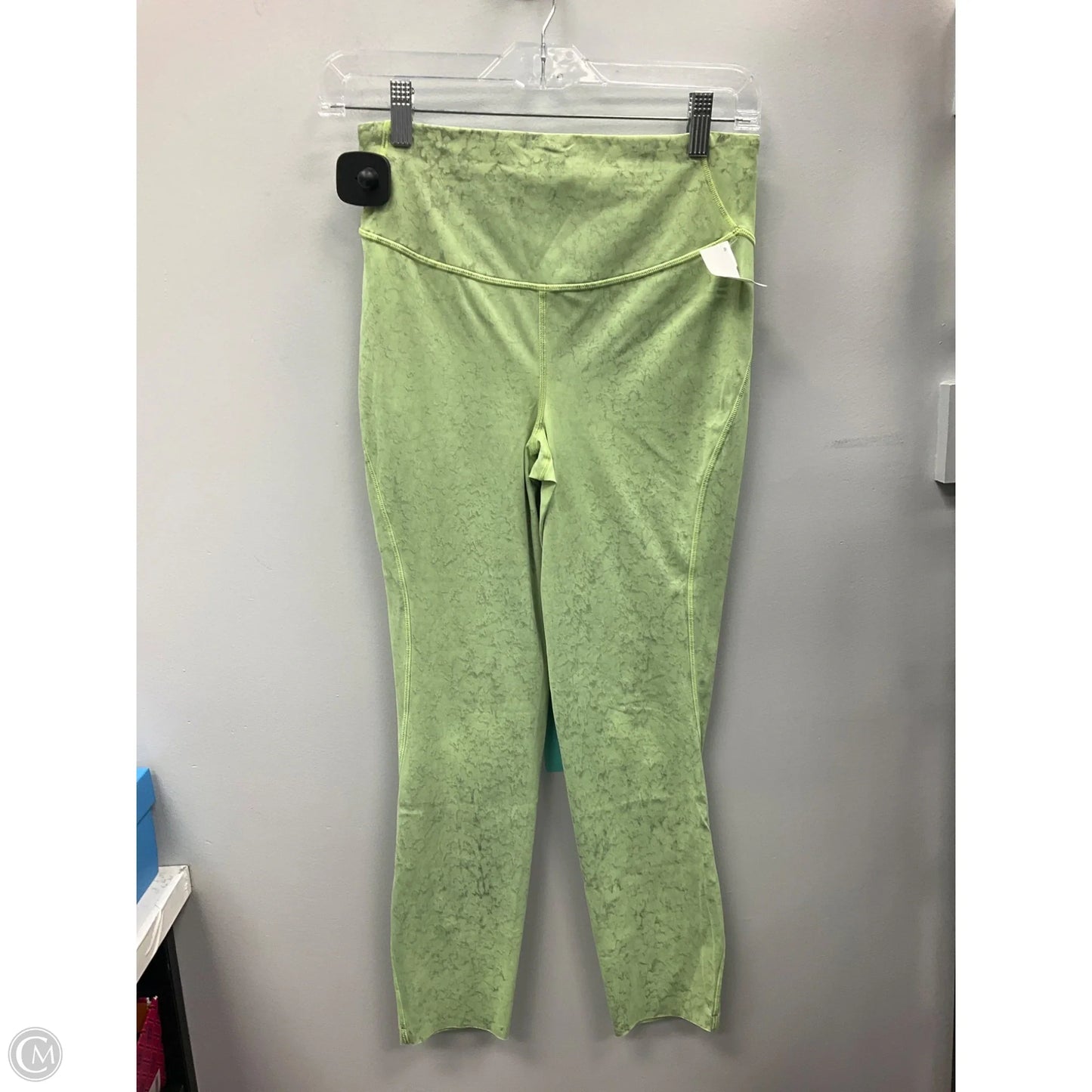 Athletic Capris By Lululemon In Green, Size: 6