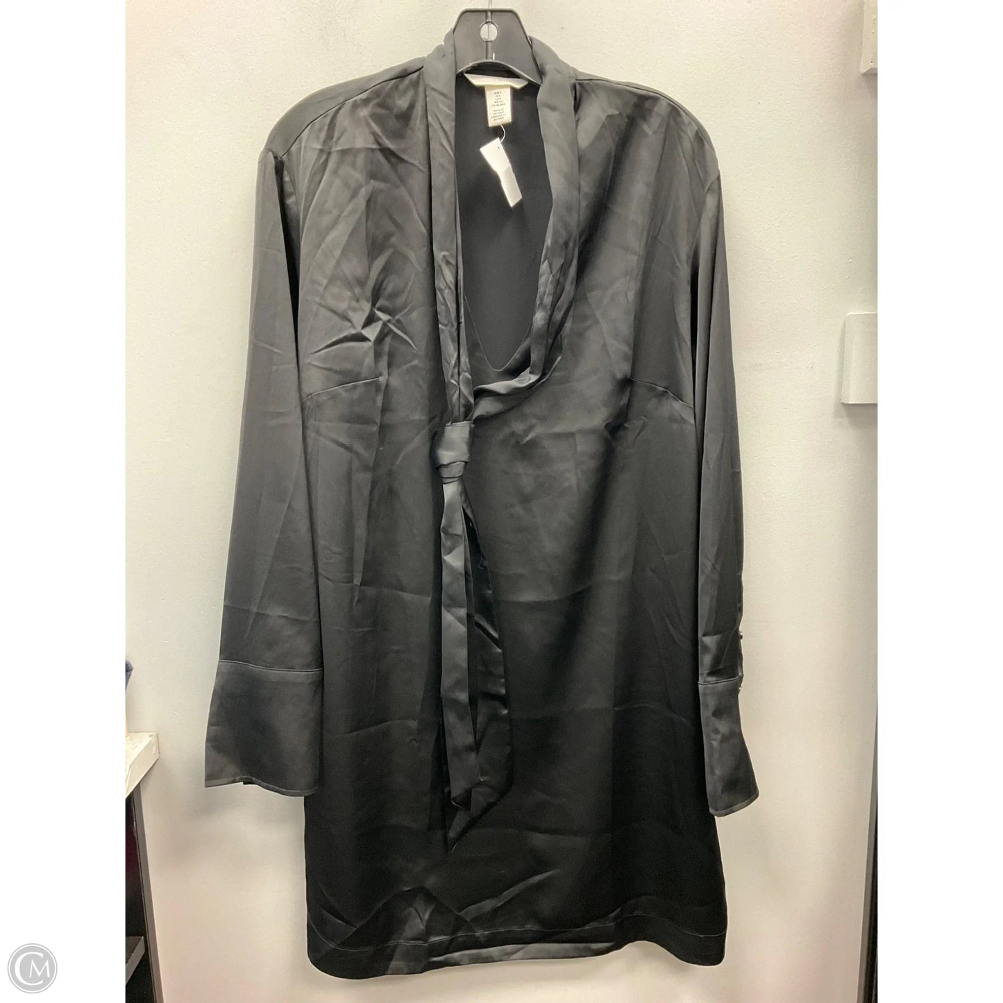 Top Long Sleeve By Calvin Klein In Black, Size: M