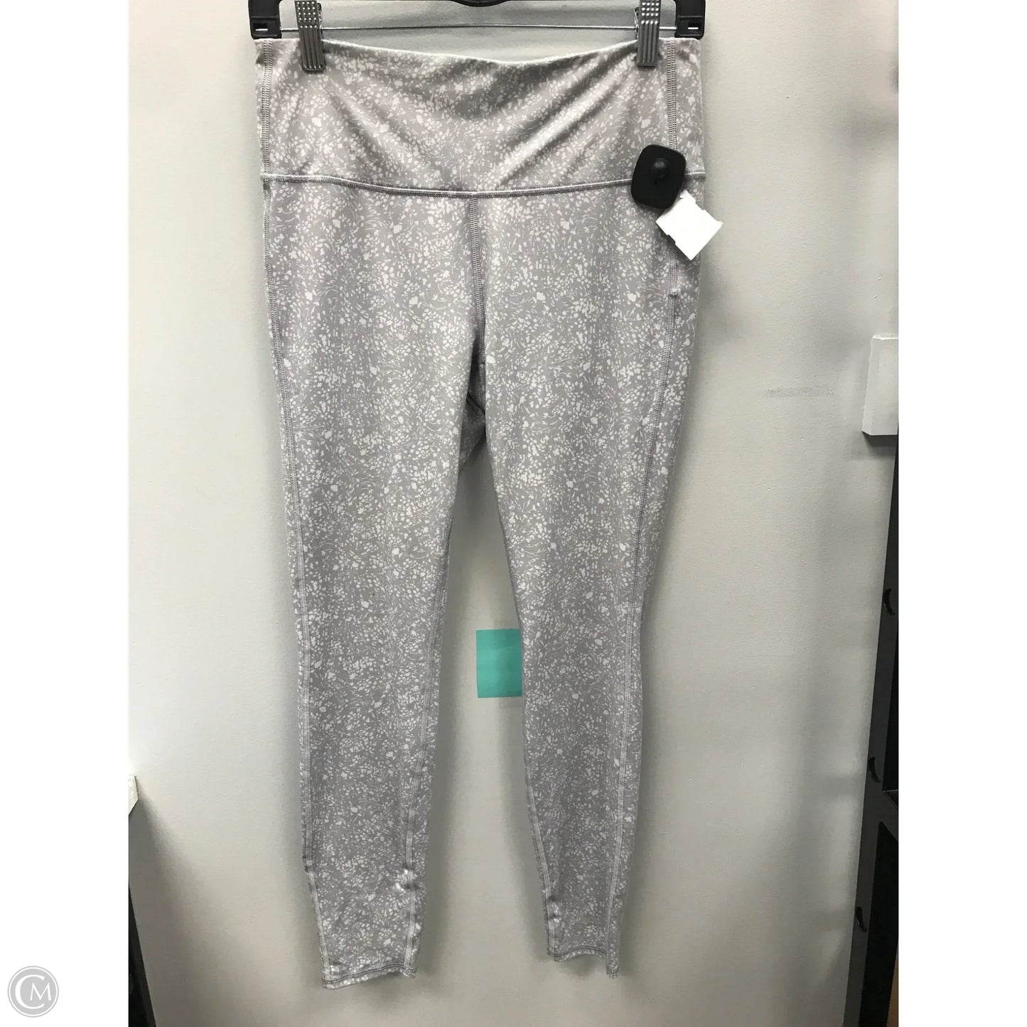 Athletic Capris By Athleta In Grey & White, Size: M