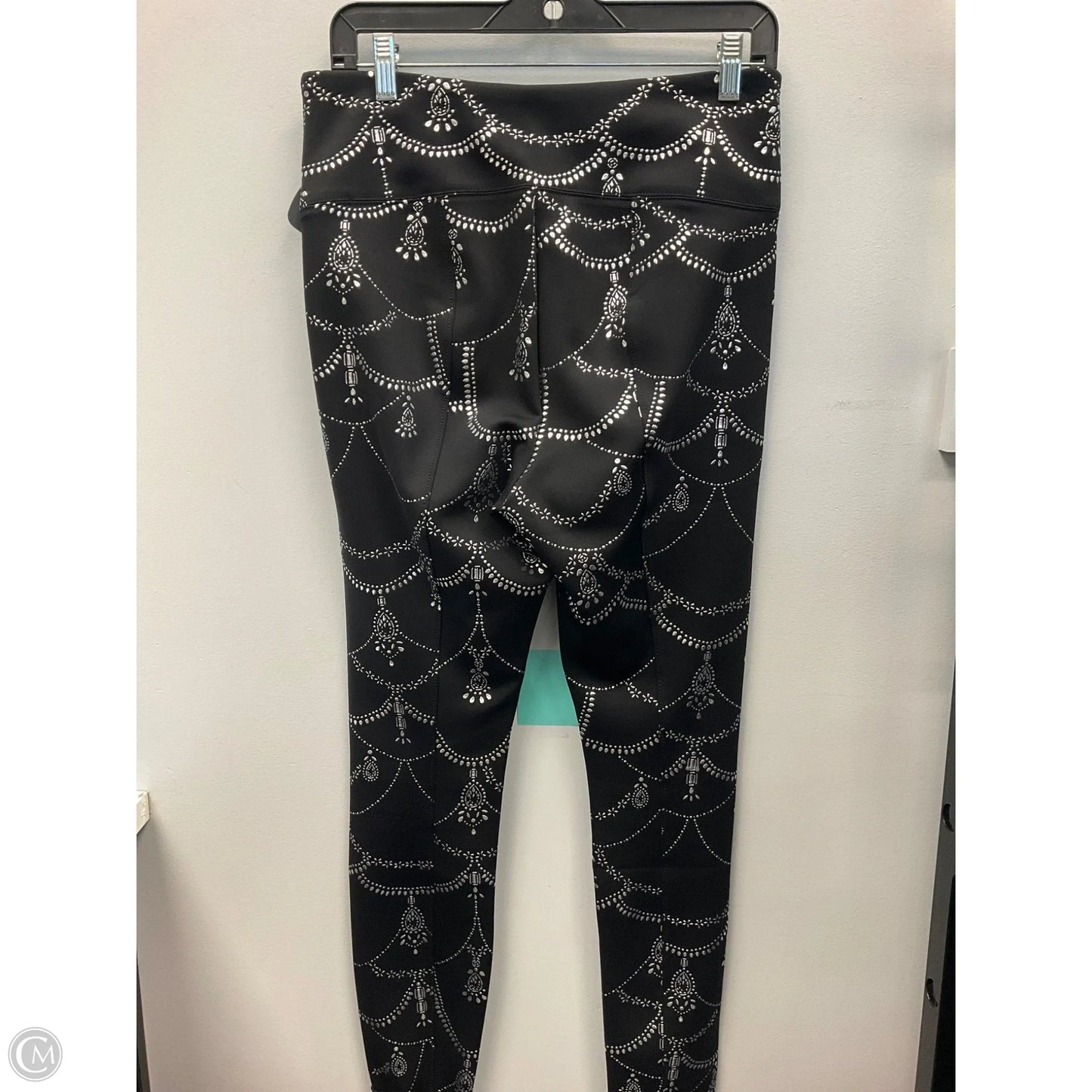 Pants Leggings By White House Black Market In Black & Silver, Size: 12