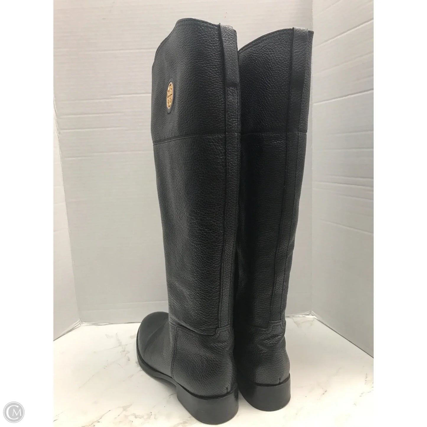 Boots Designer By Tory Burch In Black, Size: 10