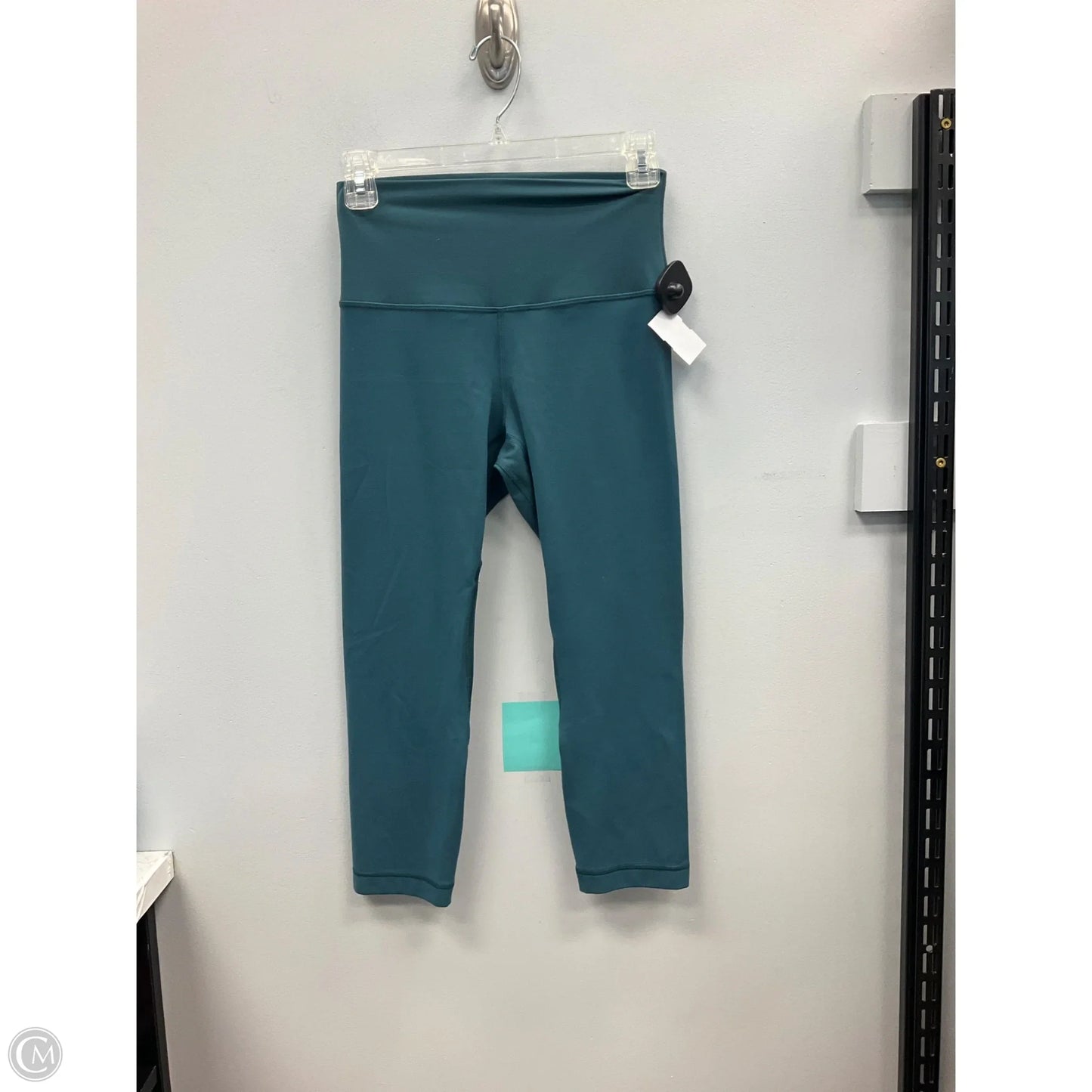 Athletic Capris By Lululemon In Teal, Size: 6
