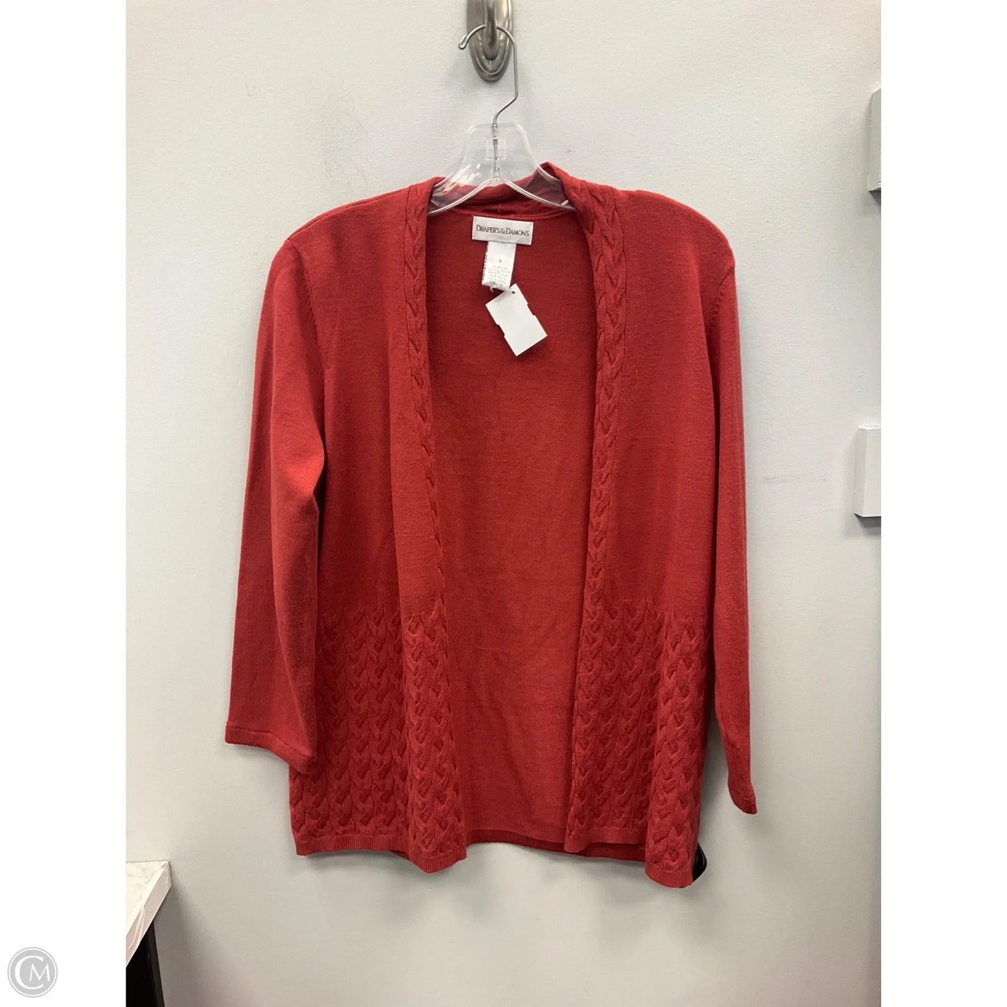 Sweater Cardigan By Cmc In Copper, Size: S