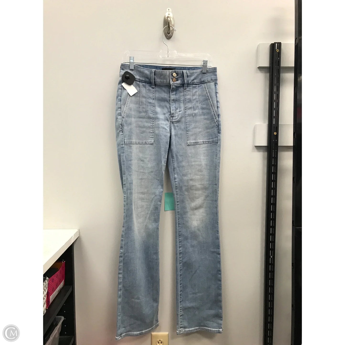 Jeans Boot Cut By White House Black Market In Blue Denim, Size: 6