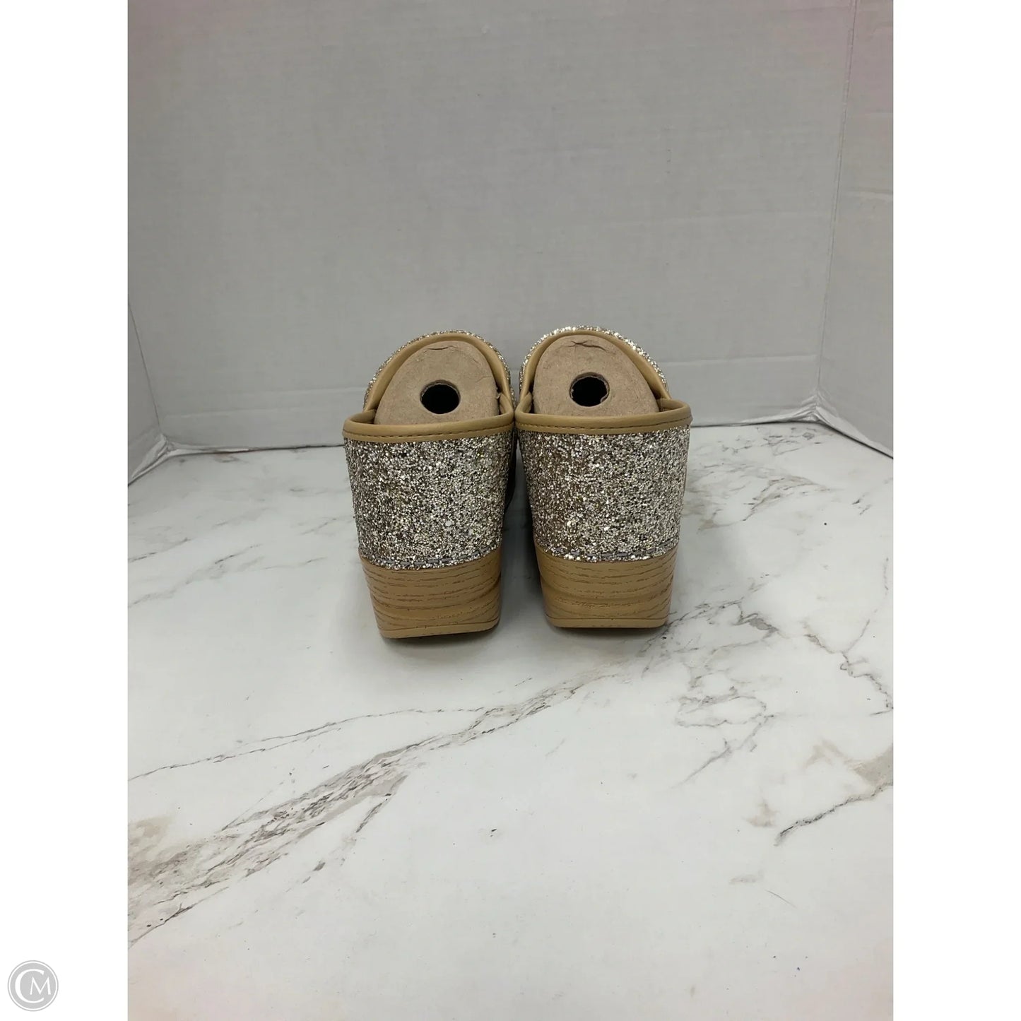 Shoes Heels Platform By Dansko In Gold, Size: 10