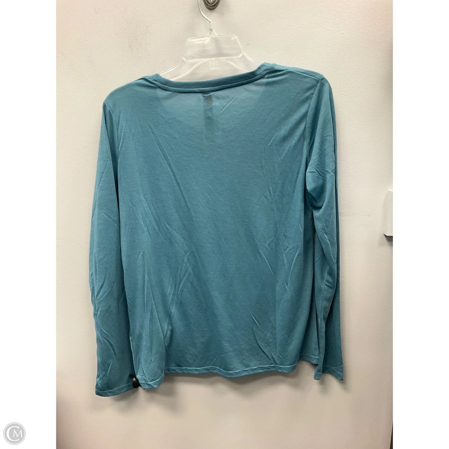 Top Long Sleeve By Mpg In Blue, Size: M