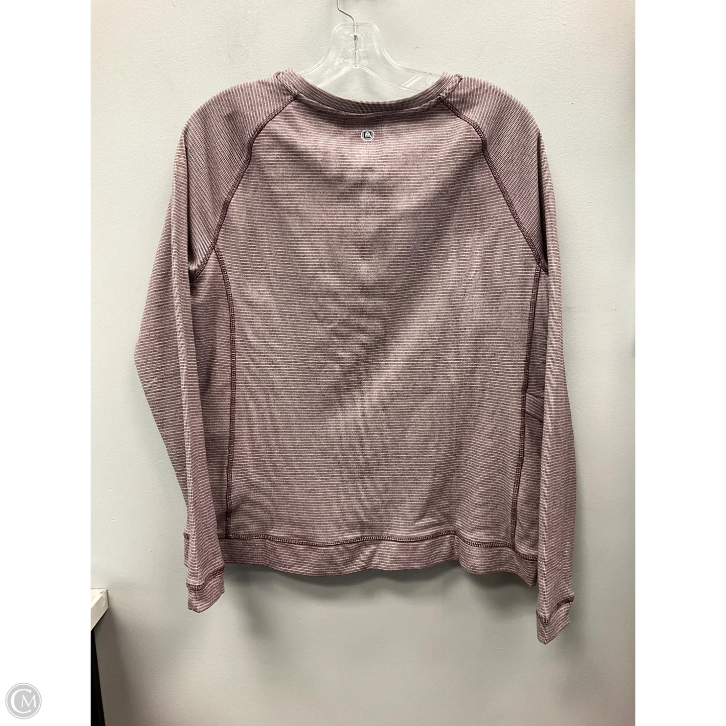 Top Long Sleeve By Avalanche In Maroon, Size: M