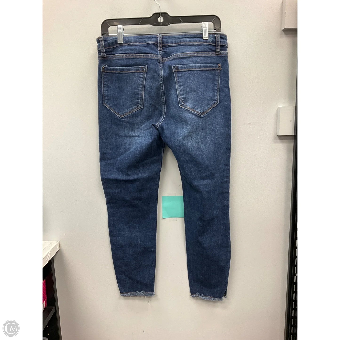 Jeans Cropped By Kensie In Blue Denim, Size: 8
