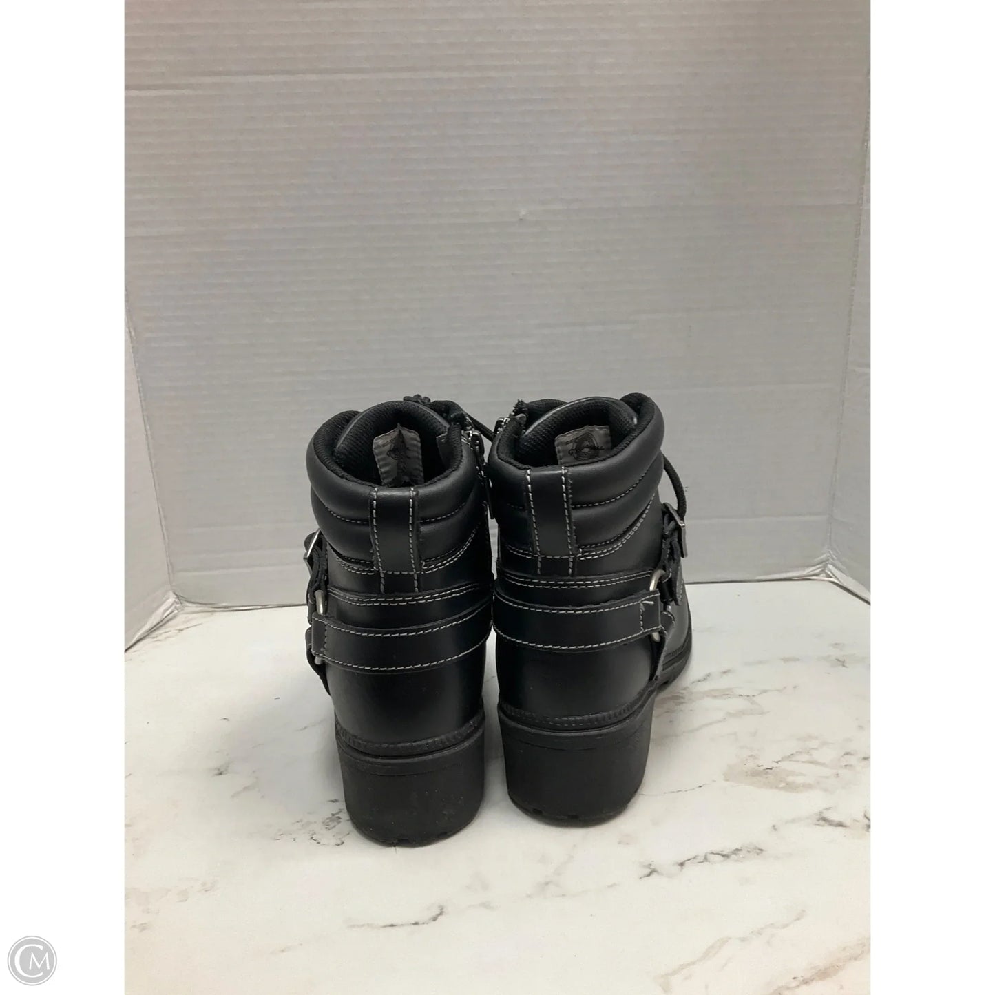 Boots Hiking By Clothes Mentor In Black, Size: 8
