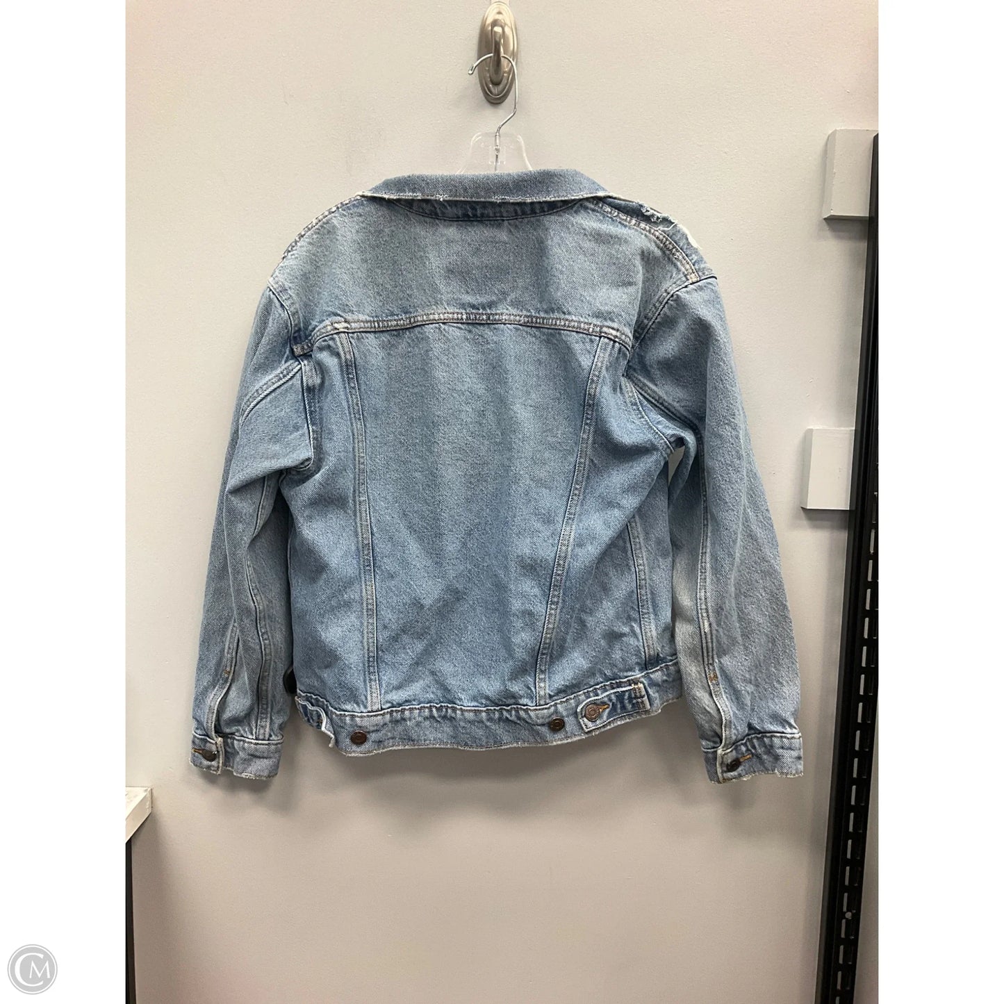 Jacket Denim By Levis In Blue Denim, Size: S