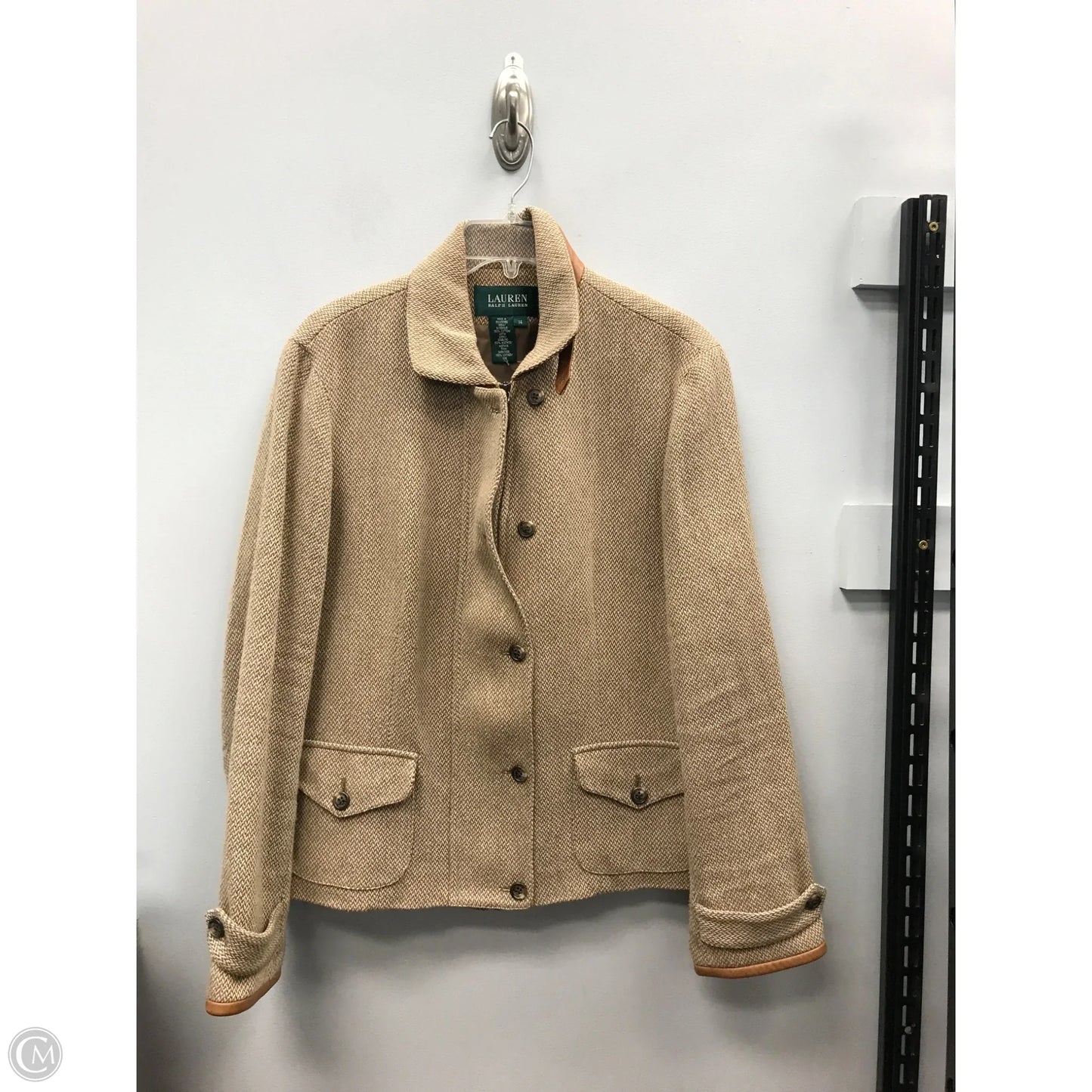 Jacket Other By Lauren By Ralph Lauren In Tan, Size: 14