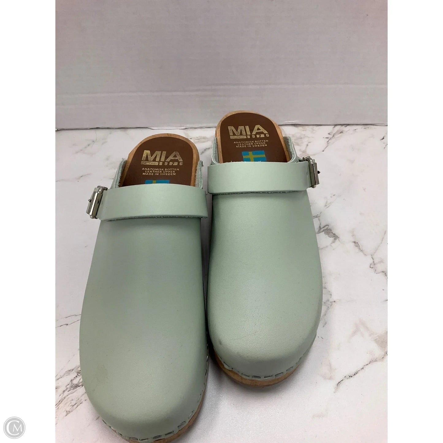 Shoes Heels Block By Mia In Green, Size: 6.5