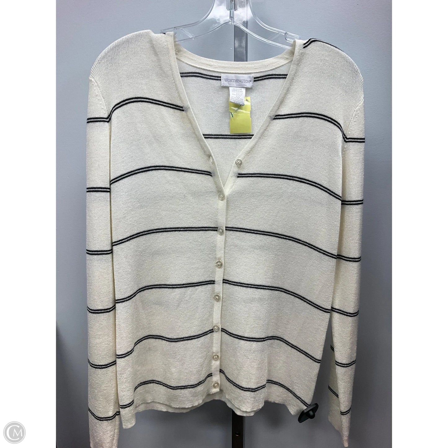 Sweater By Worthington In Cream, Size: M