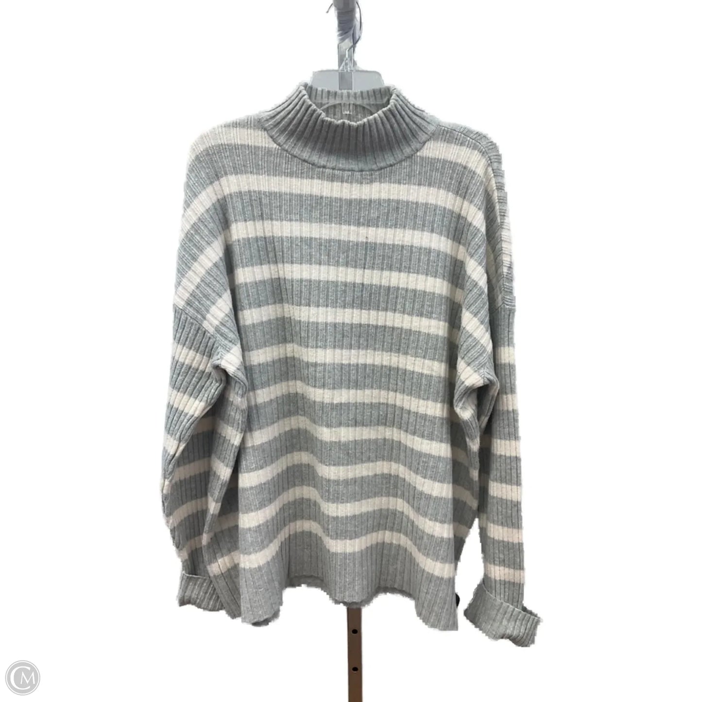 Sweater By Loft In Striped Pattern, Size: Xl